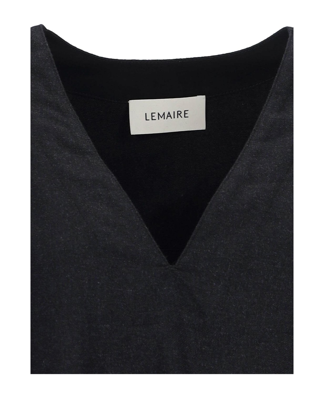 Lemaire Oversize Blouse - Anthracite / Grey