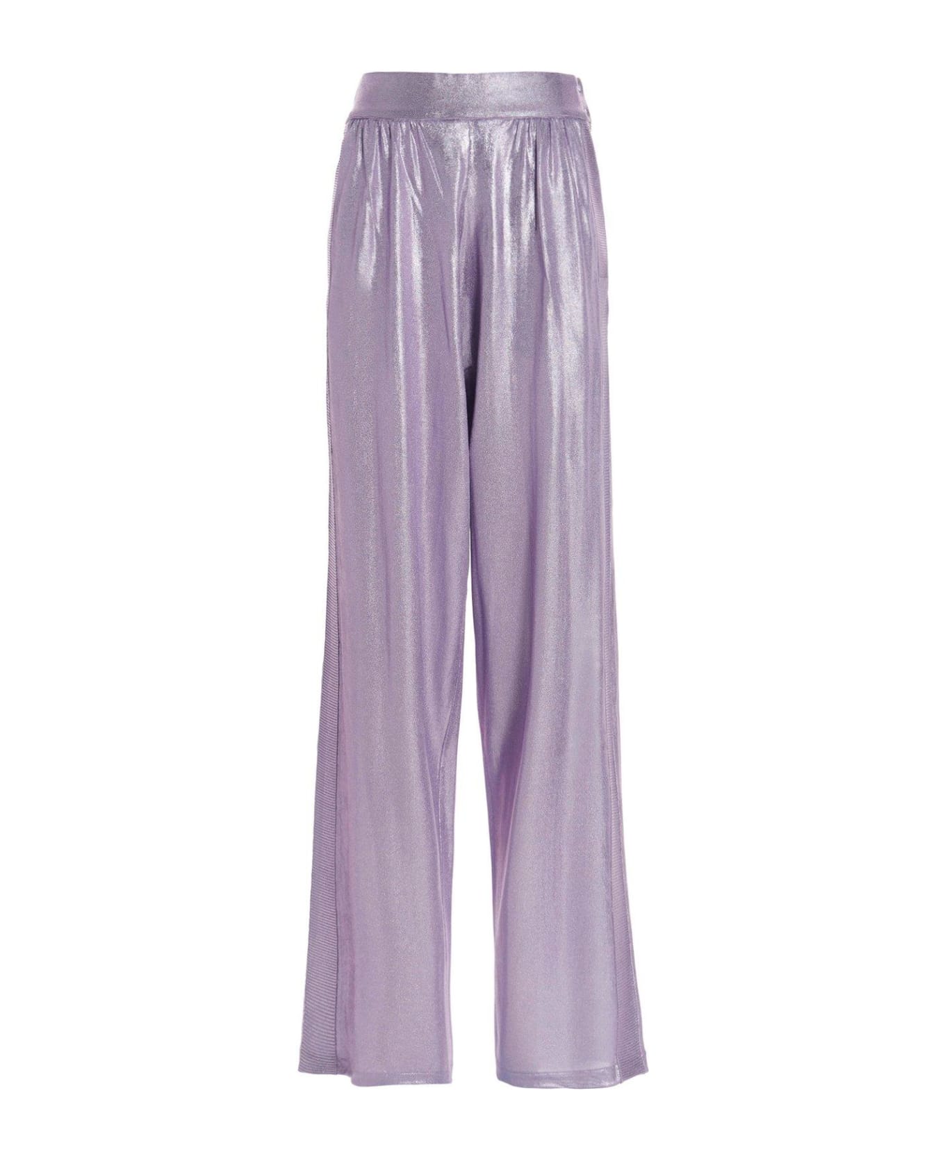 Tom Ford Highrise Metallic Effect Trousers - LILAC