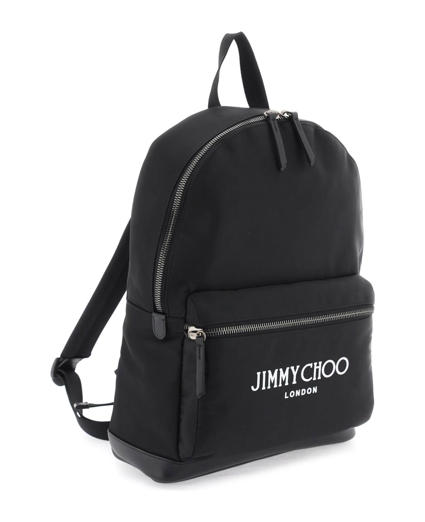Jimmy Choo Wilmer Backpack - BLACK LATTE GUNMETAL (Black)
