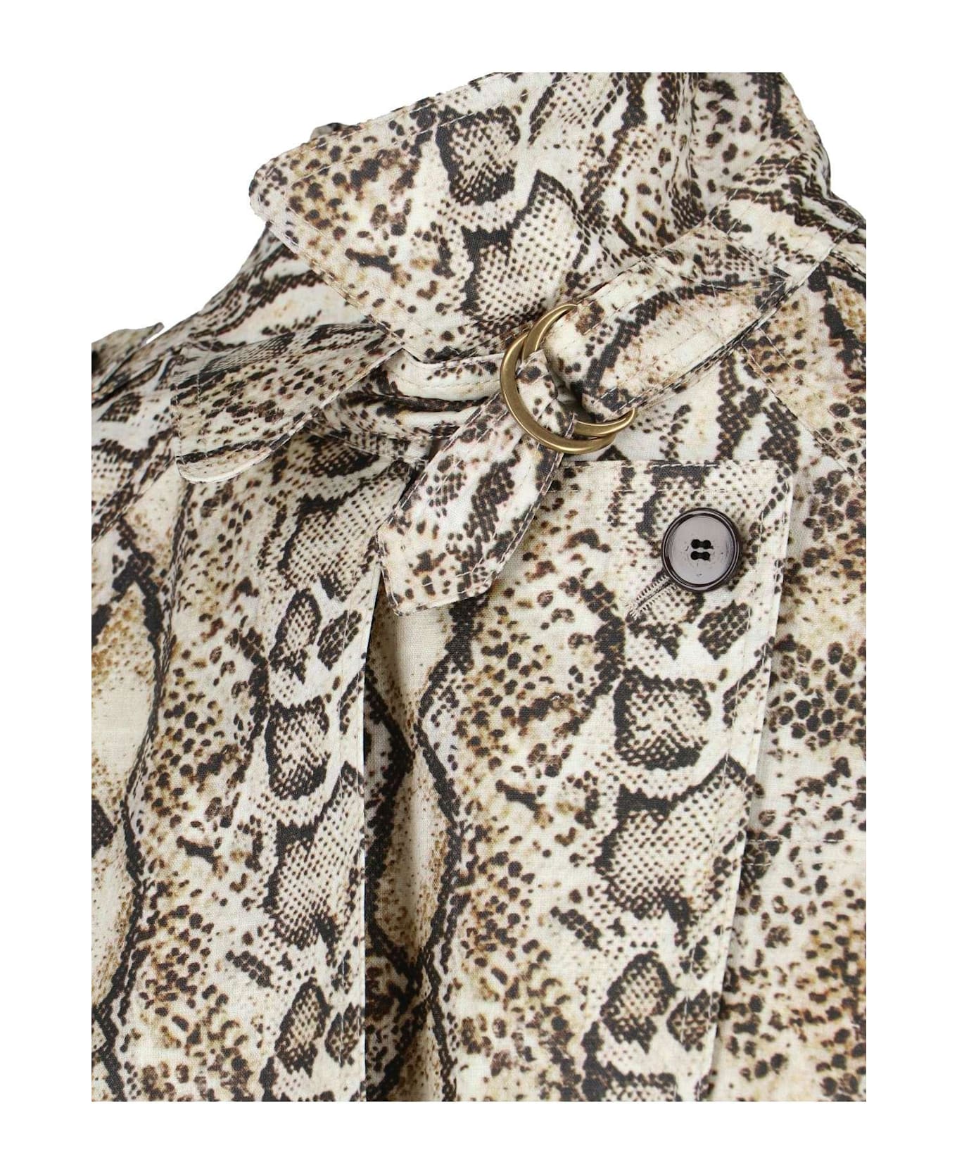 Isabel Marant Double-breasted Belted Trench Coat - Beige