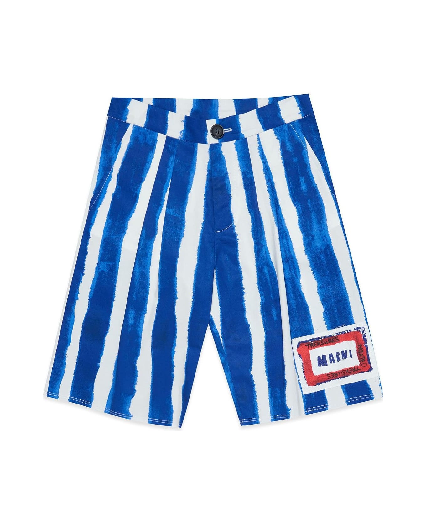 Marni Striped Shorts - Blue