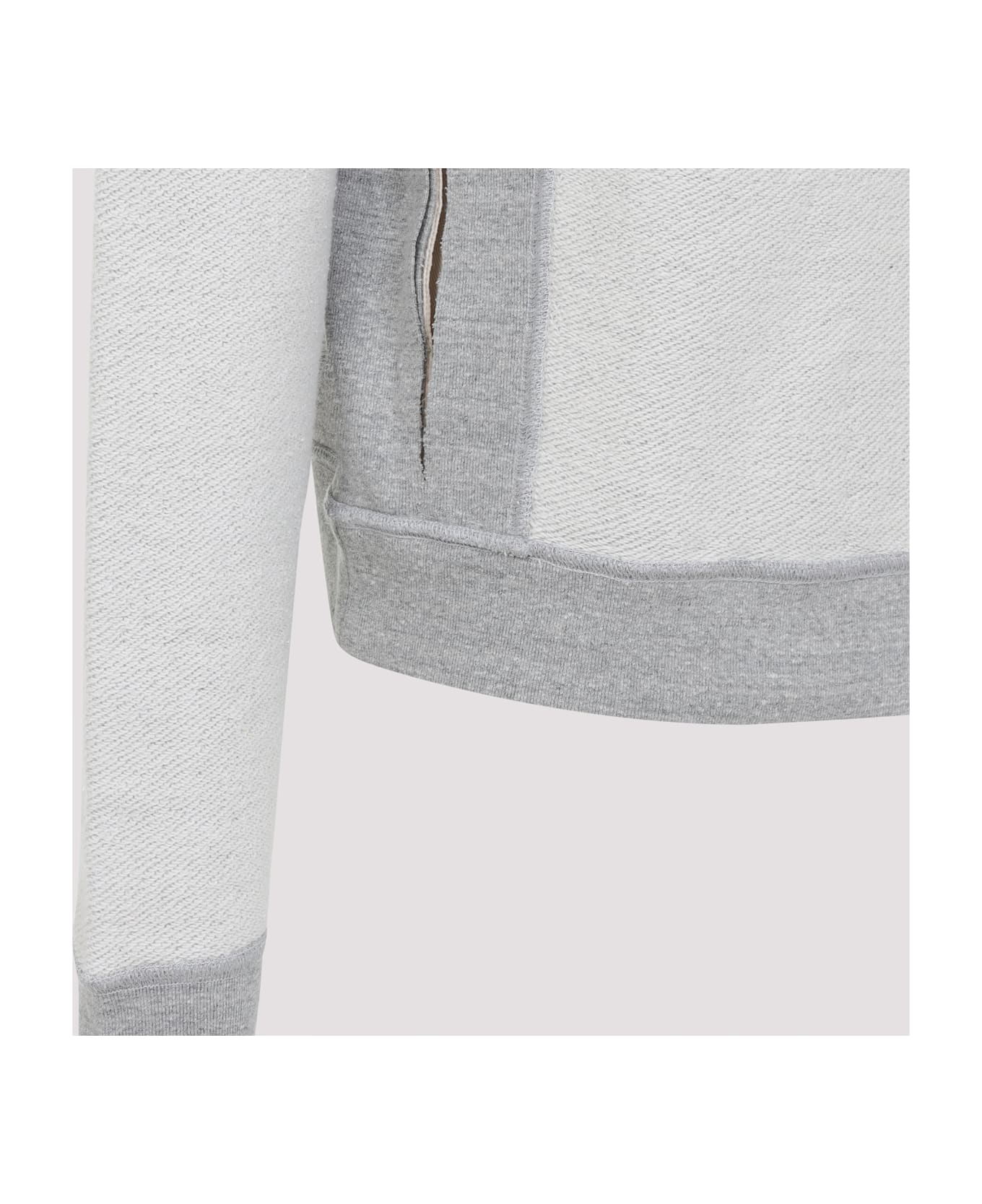 Maison Margiela Cotton Hoodie - M Grey Melange