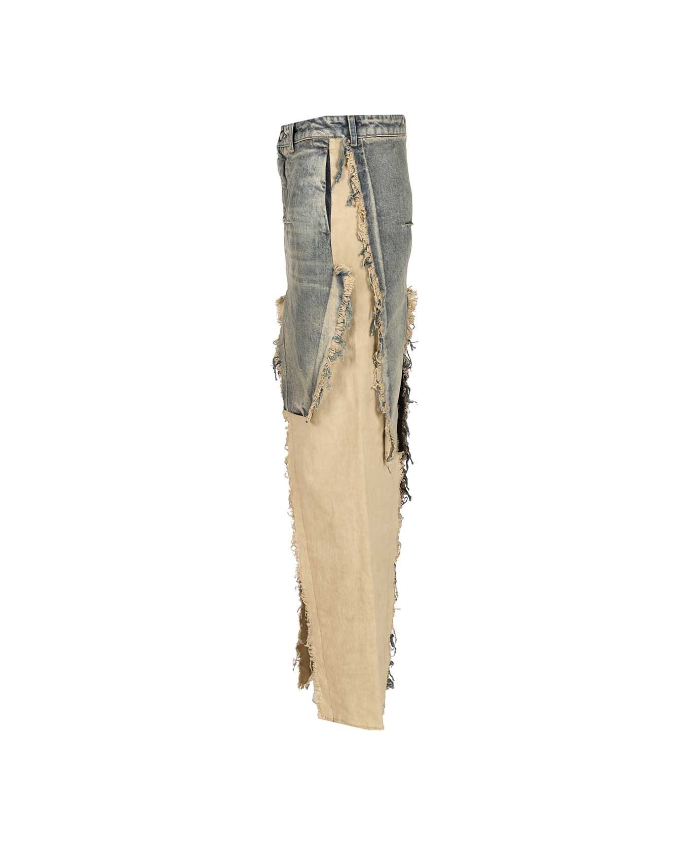 Rick Owens Denim Skirt - HUSTLER/NATURAL