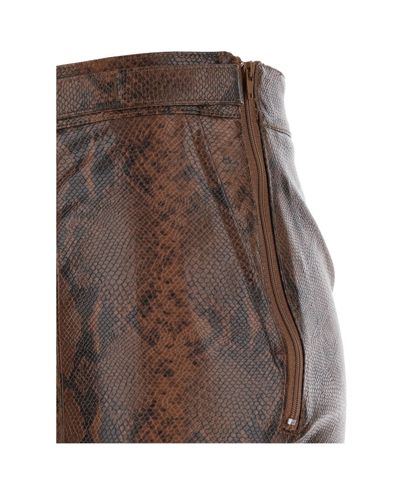 TwinSet Pantalone - Coffee/black