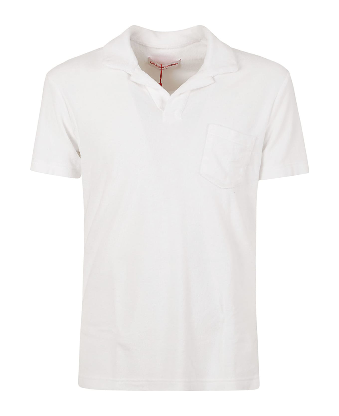 Orlebar Brown Terry Polo Shirt - White