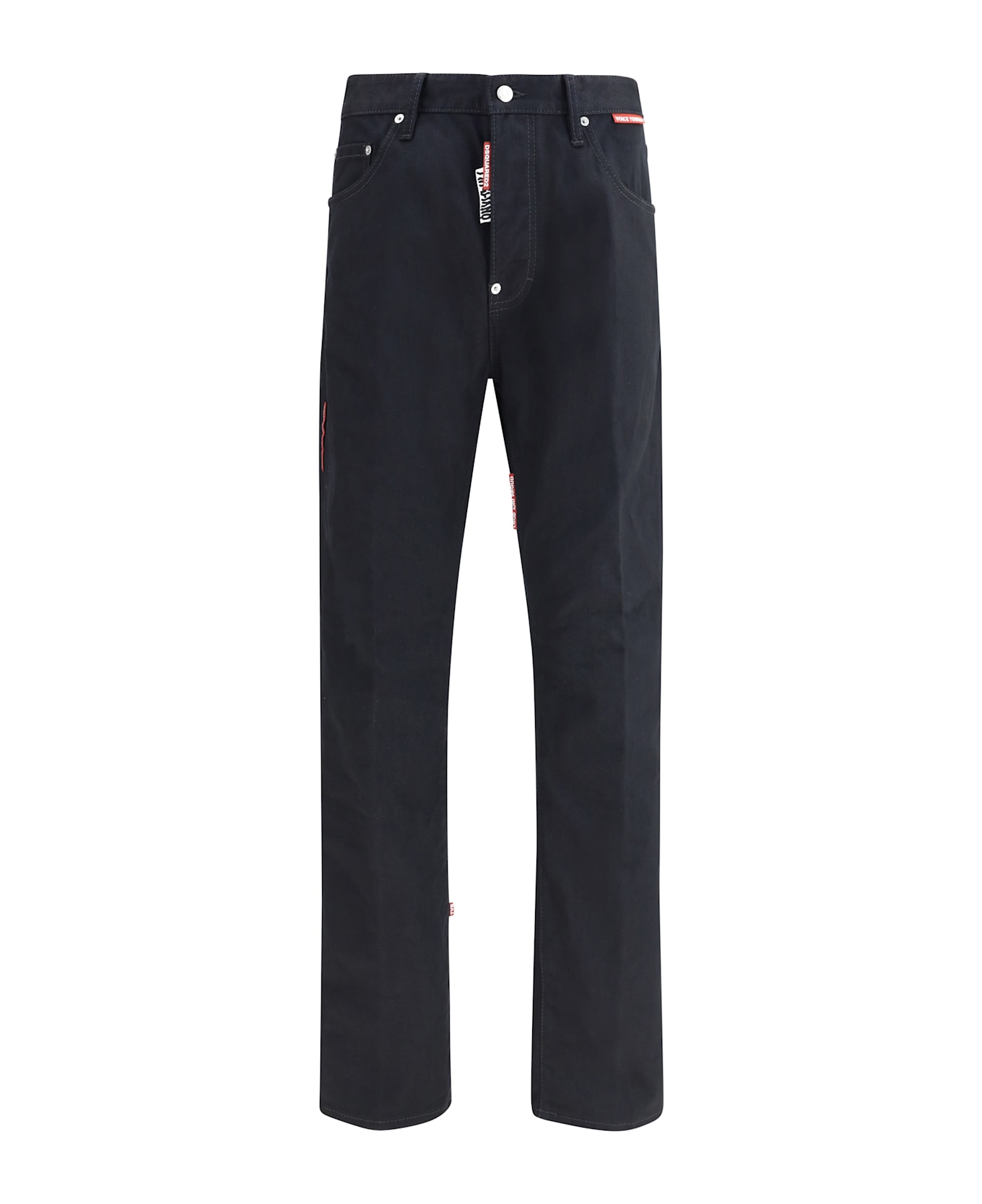 Dsquared2 Cotton Straight Jeans