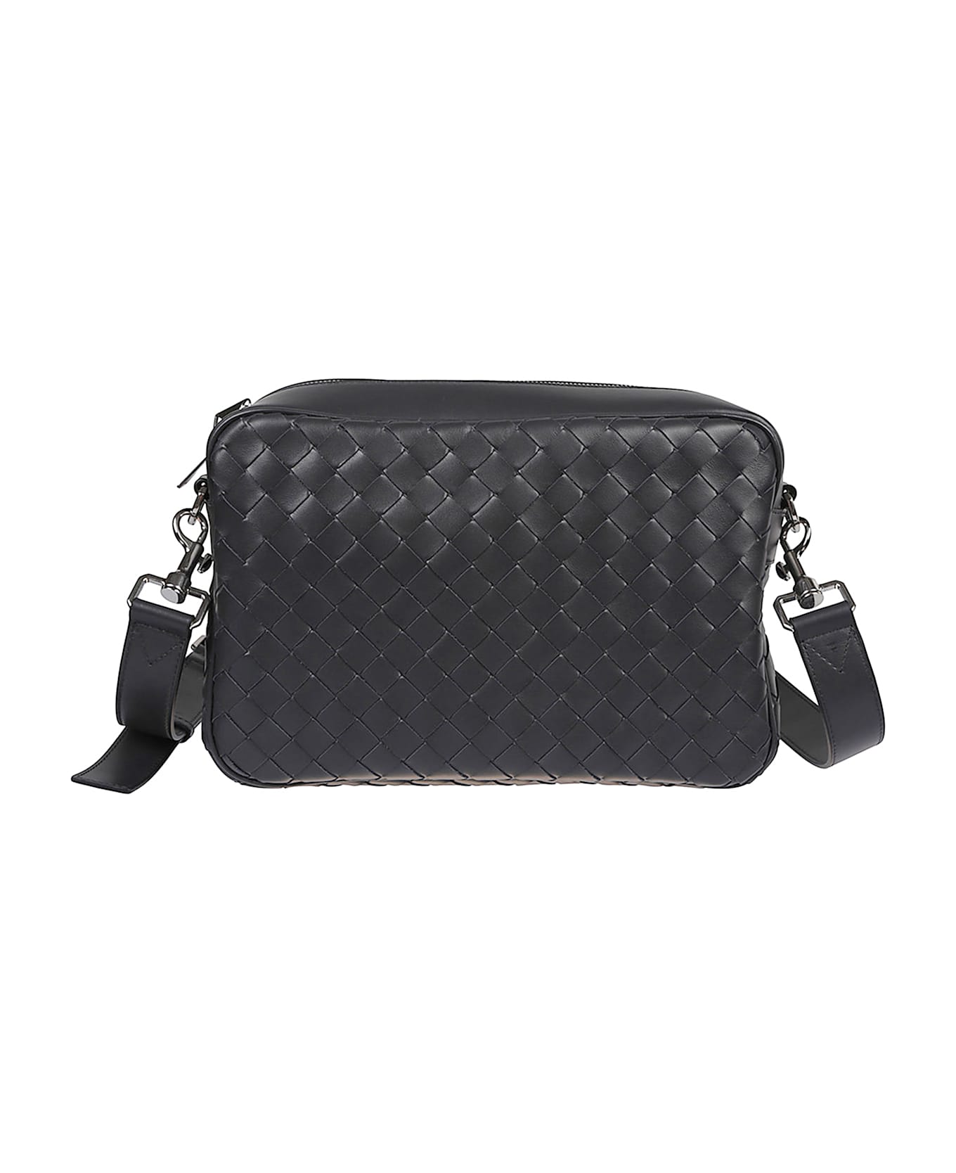 Bottega Veneta Braided Camera Bag - Grey