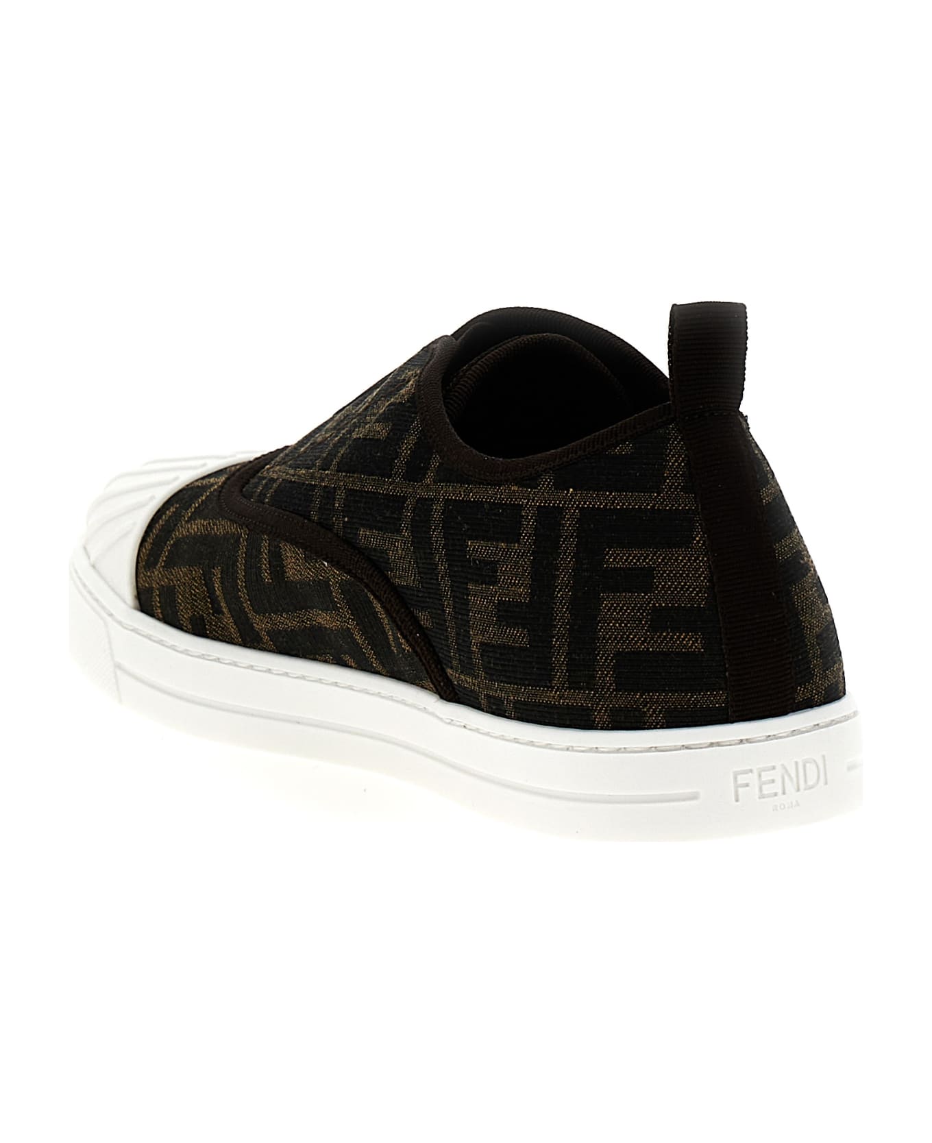 Fendi 'junior' Sneakers - Marrone