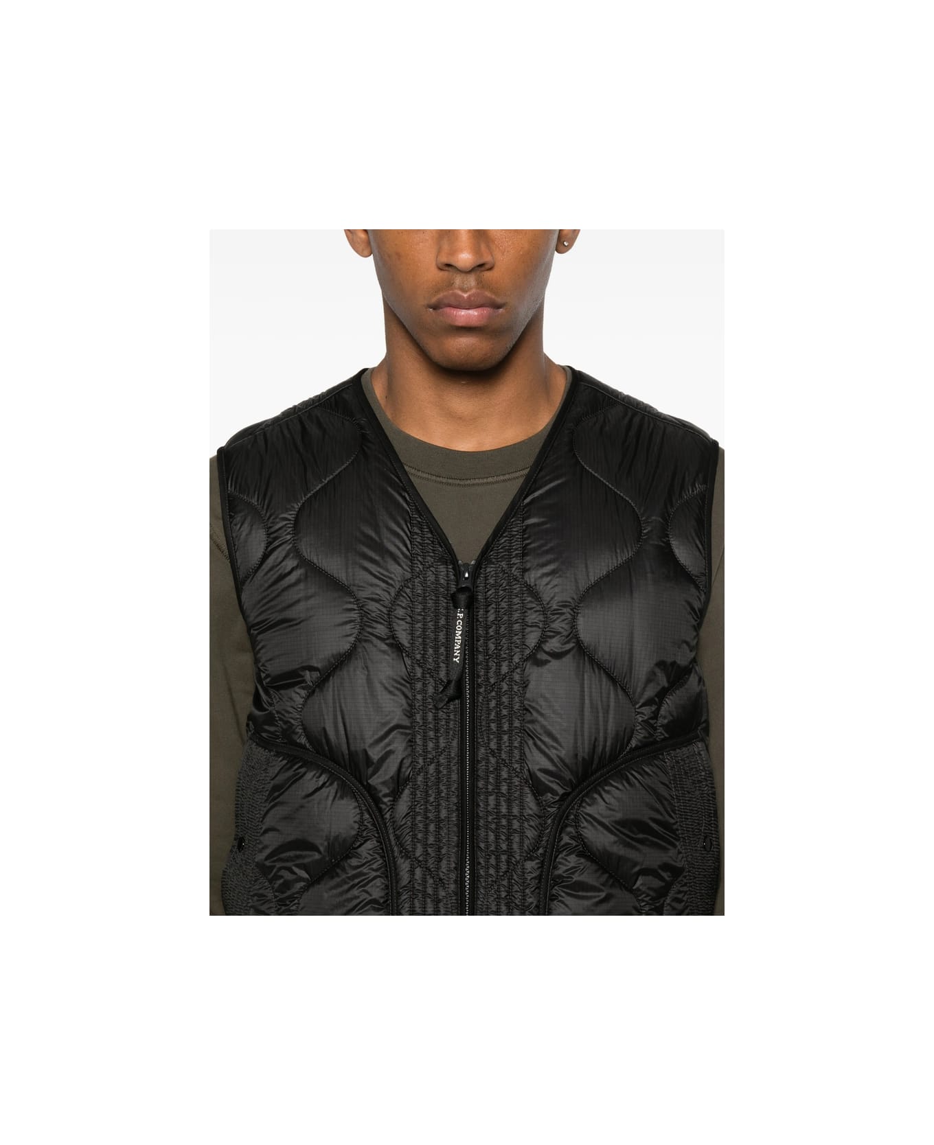 C.P. Company Outwear Waistcoat - BLACK