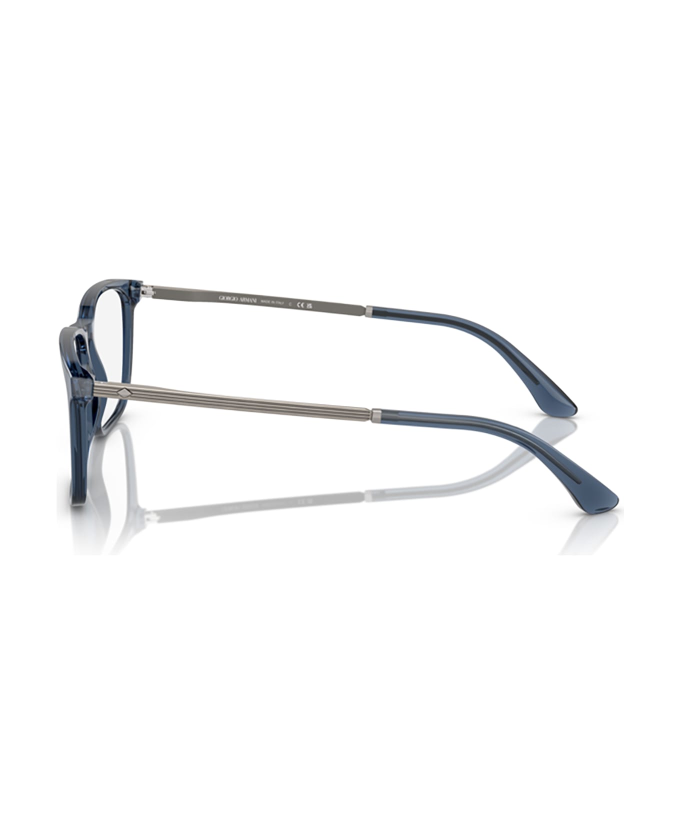Giorgio Armani Ar7249 Transparent Blue Glasses - Transparent Blue アイウェア