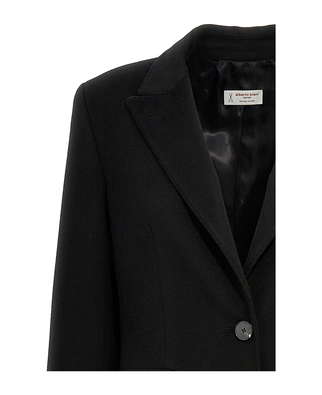 Alberto Biani Single-breasted Coat - Black