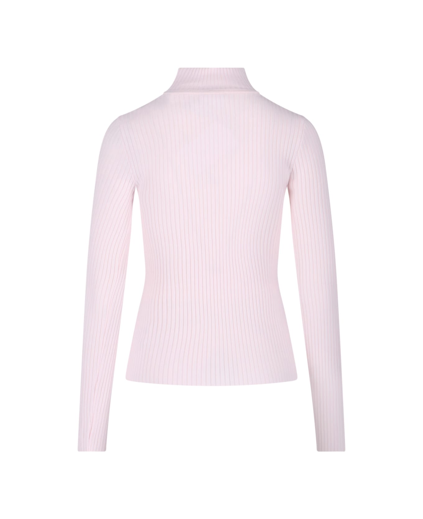 Courrèges Logo Turtleneck Sweater - Pink