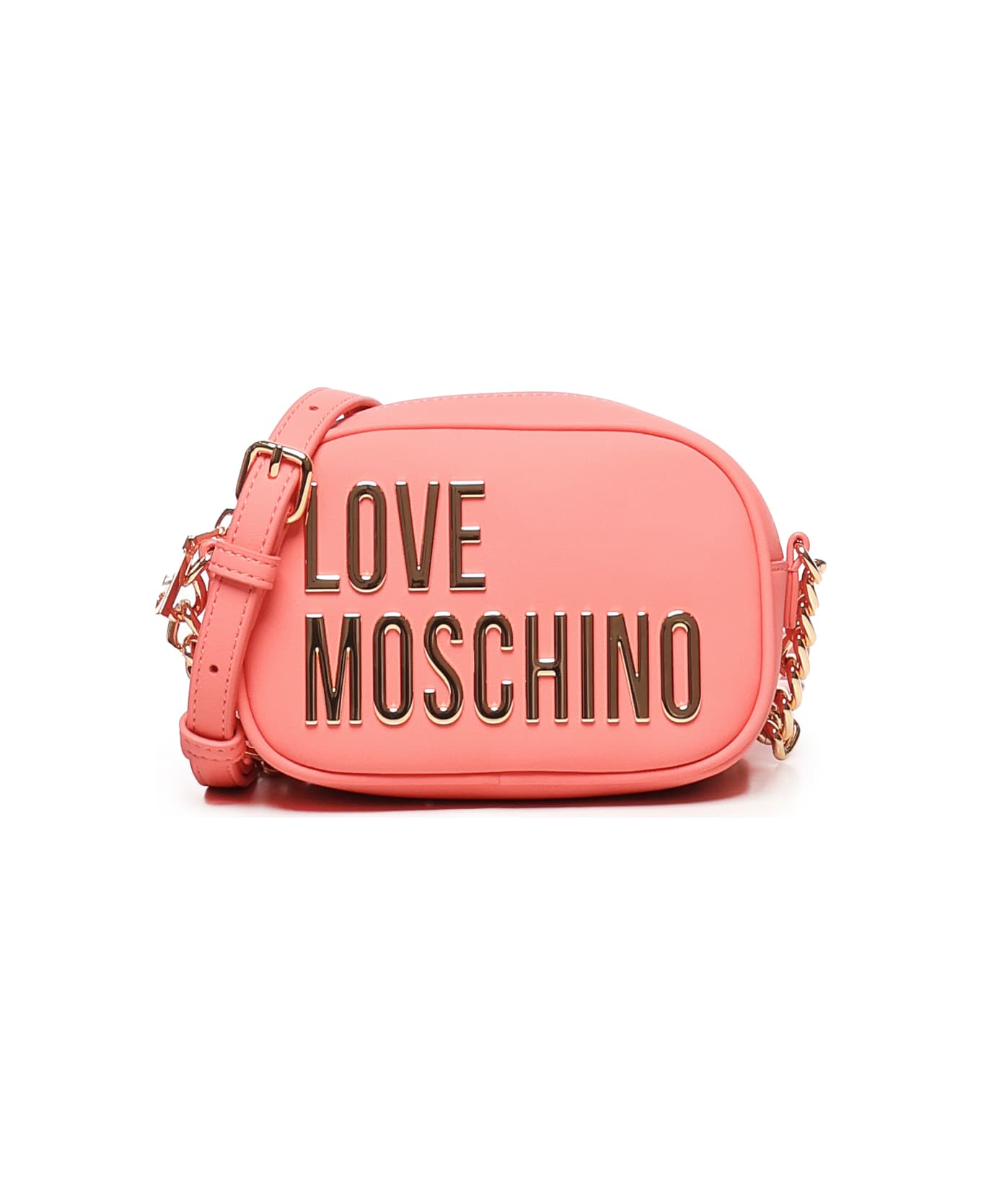 Love Moschino Logo Shoulder Bag - Pink