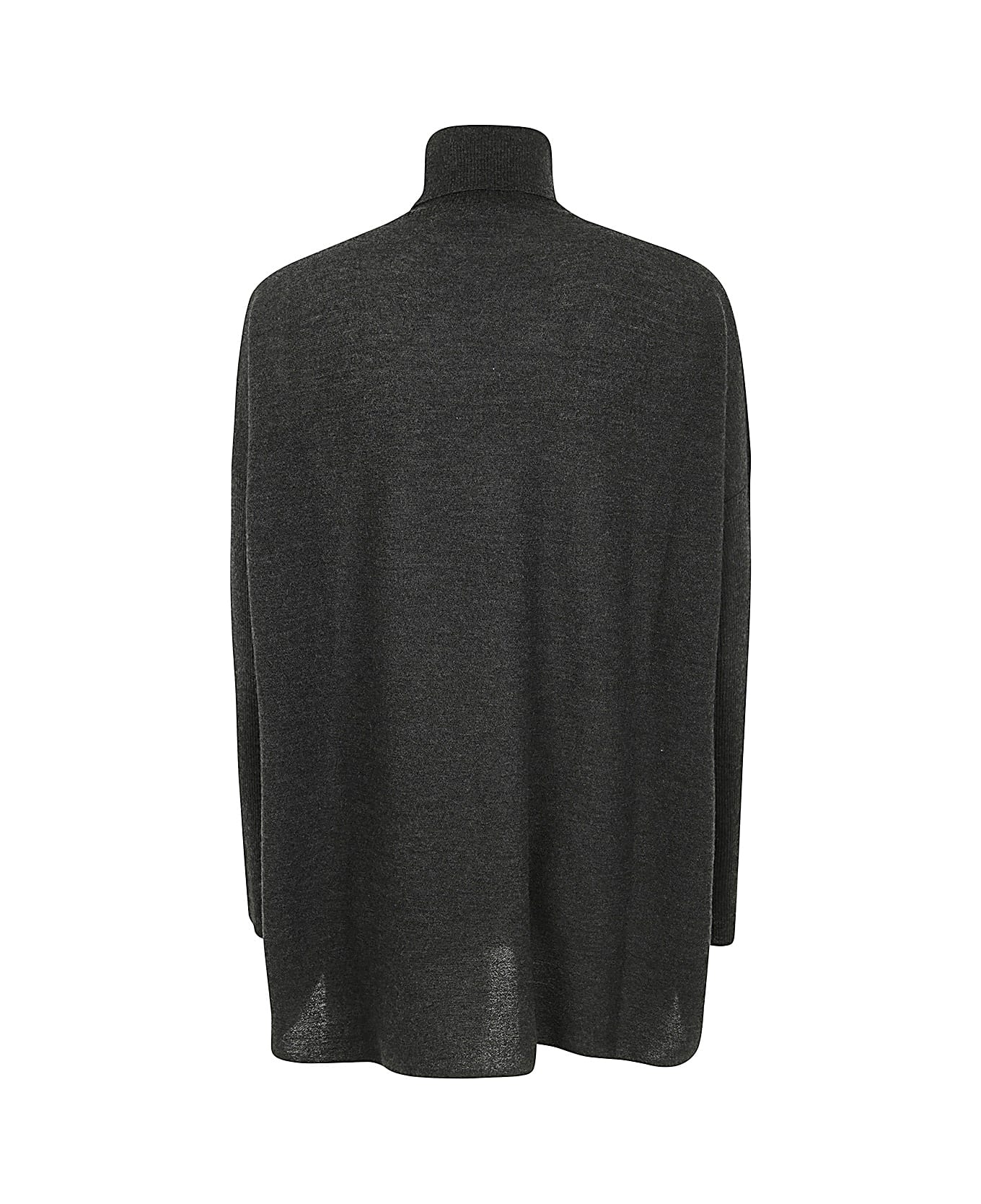 Gentry Portofino Knit High Neck Sweater - Anthracite