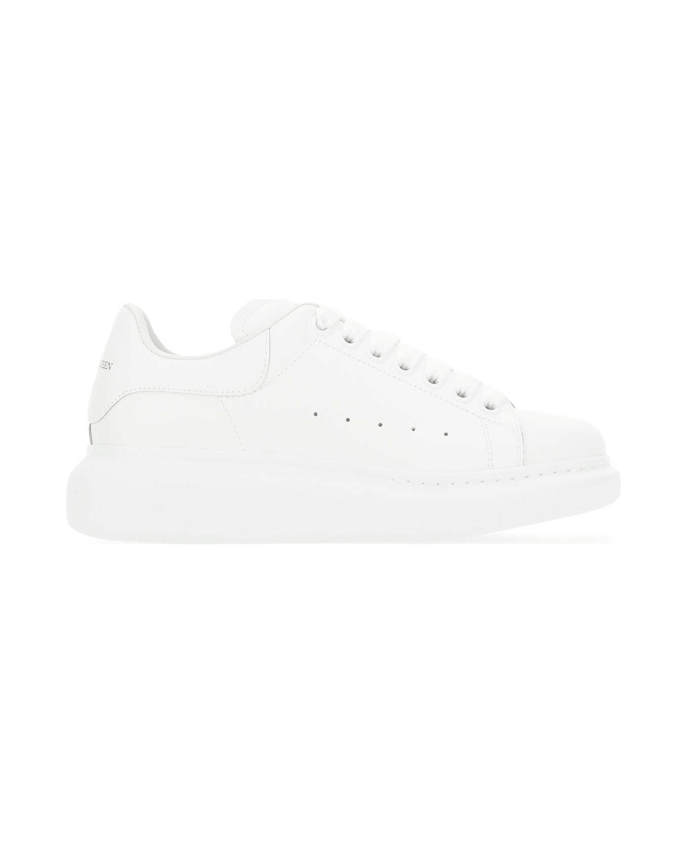 Alexander McQueen White Leather Sneakers - 9000