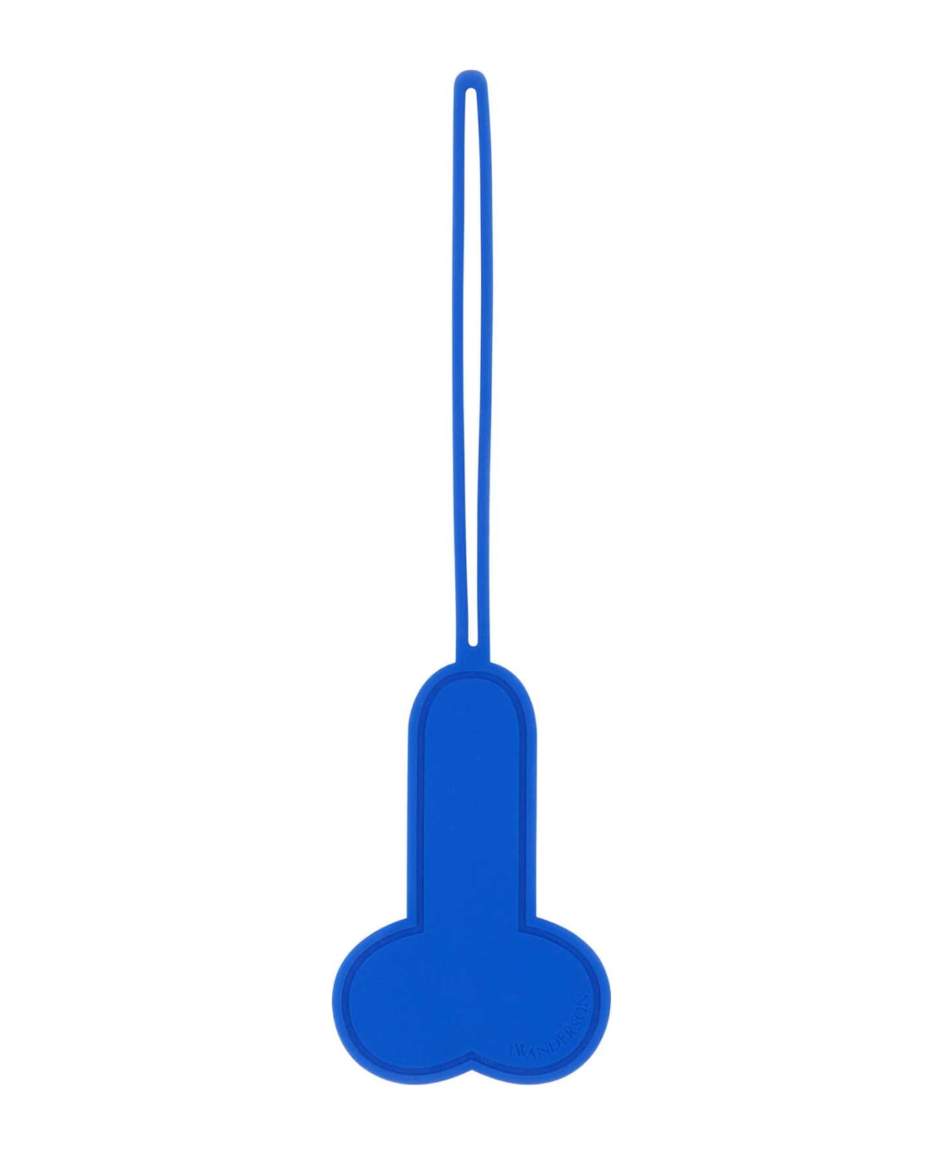 J.W. Anderson Blue Rubber Penis Key Ring - SKYBLUE