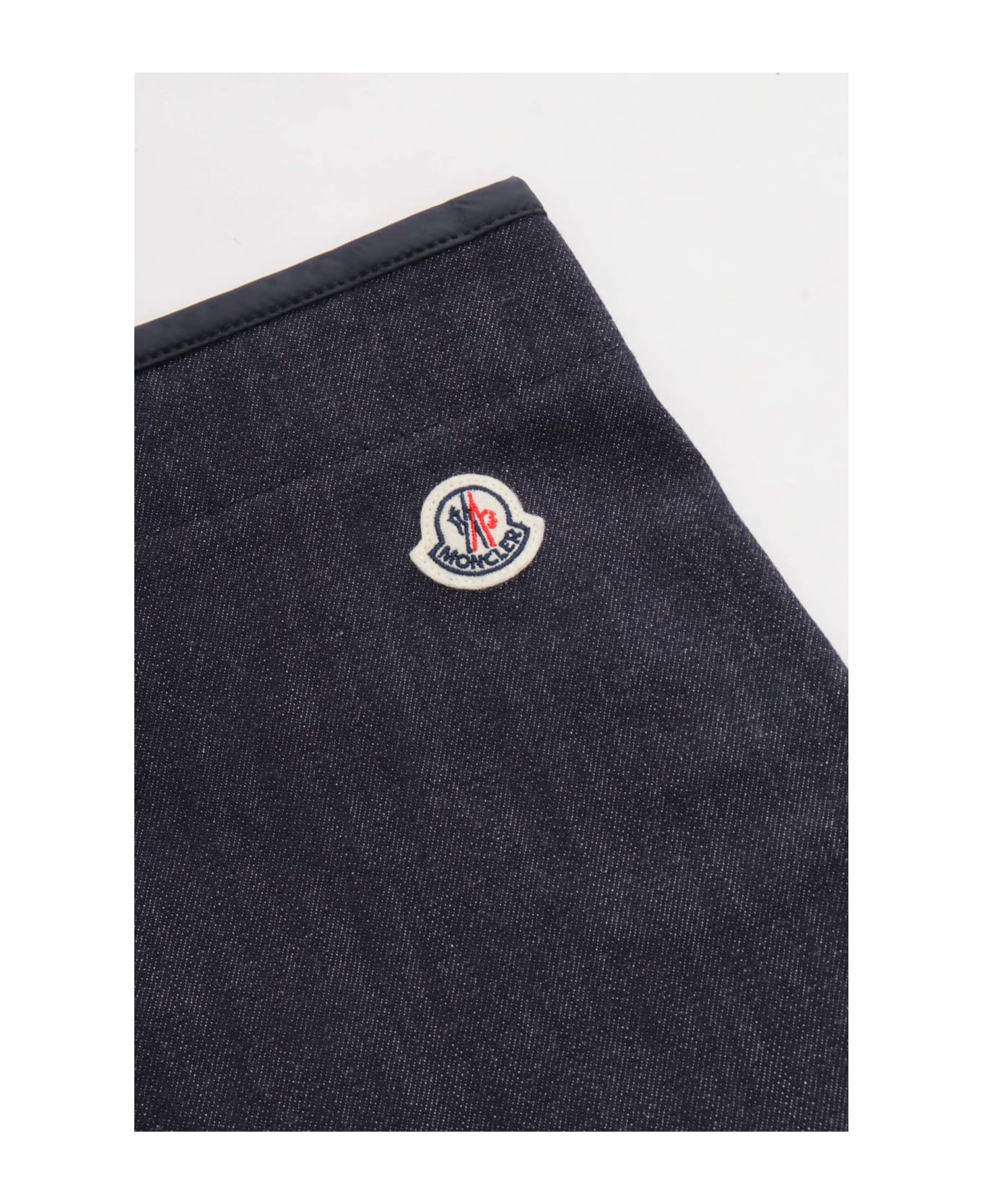 Moncler Blue Skirt With Buttons - BLUE ボトムス