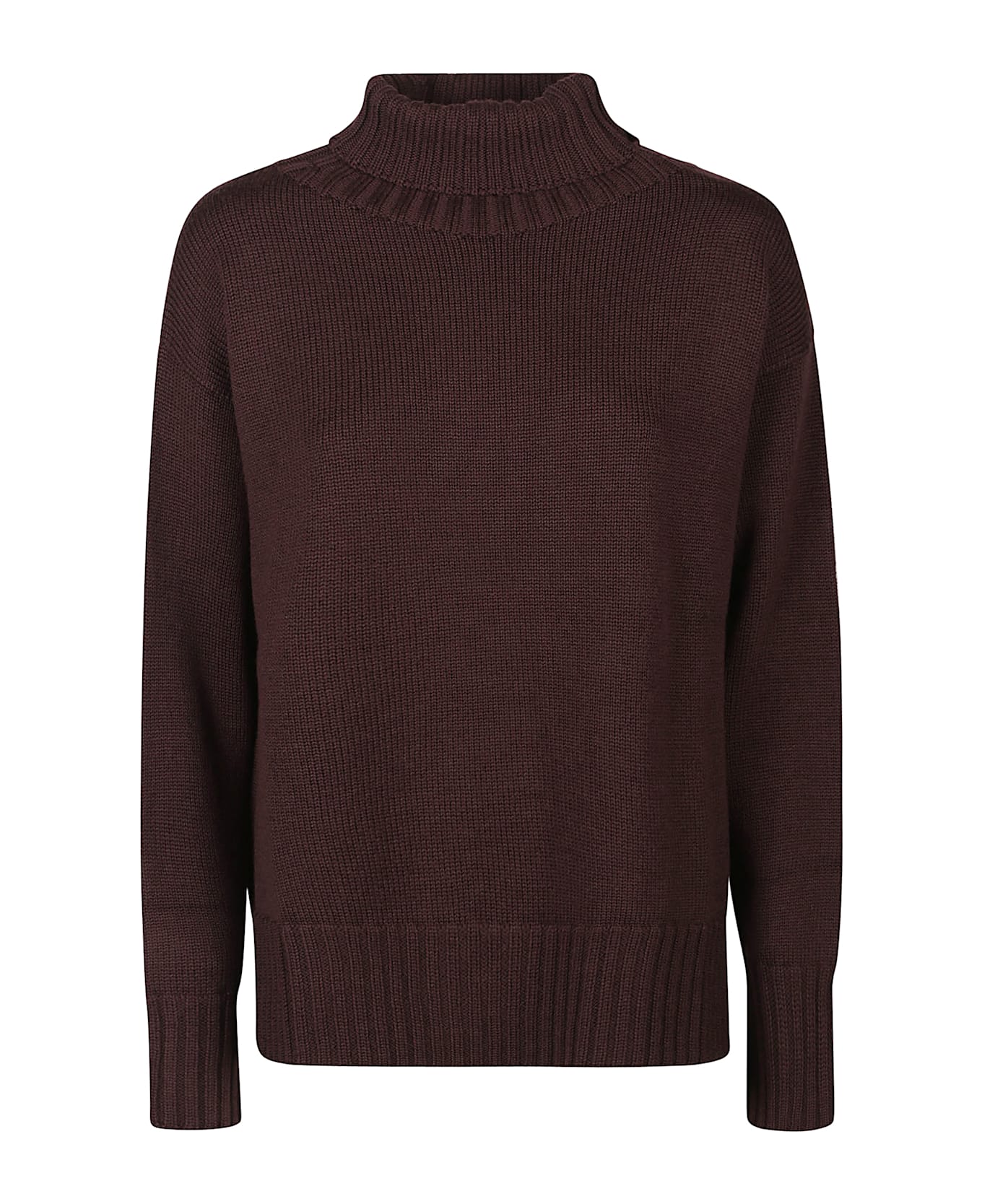 Drumohr Over Turtle Neck Sweater - Uva