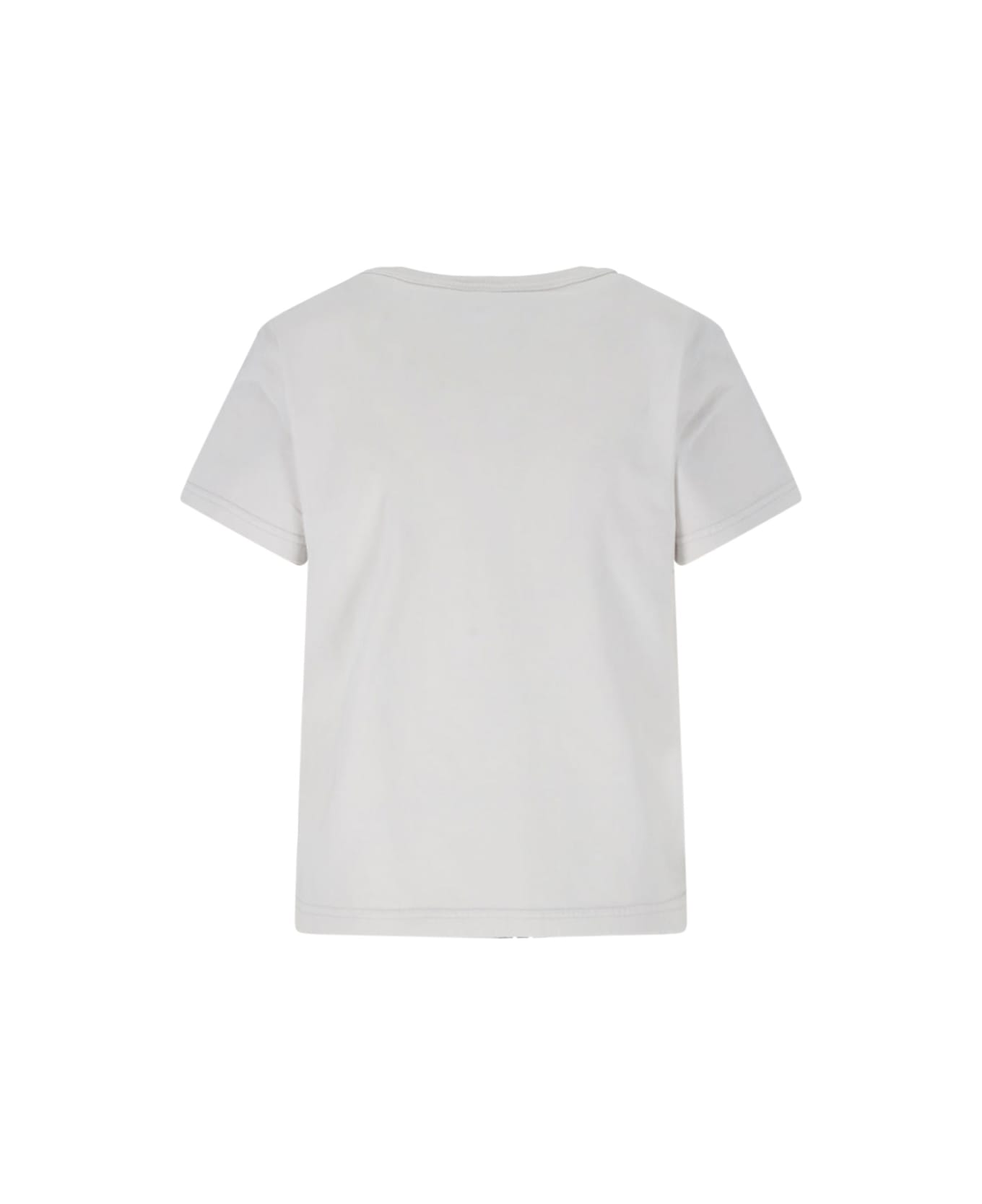 T by Alexander Wang Logo T-shirt - DIRTYWHITE