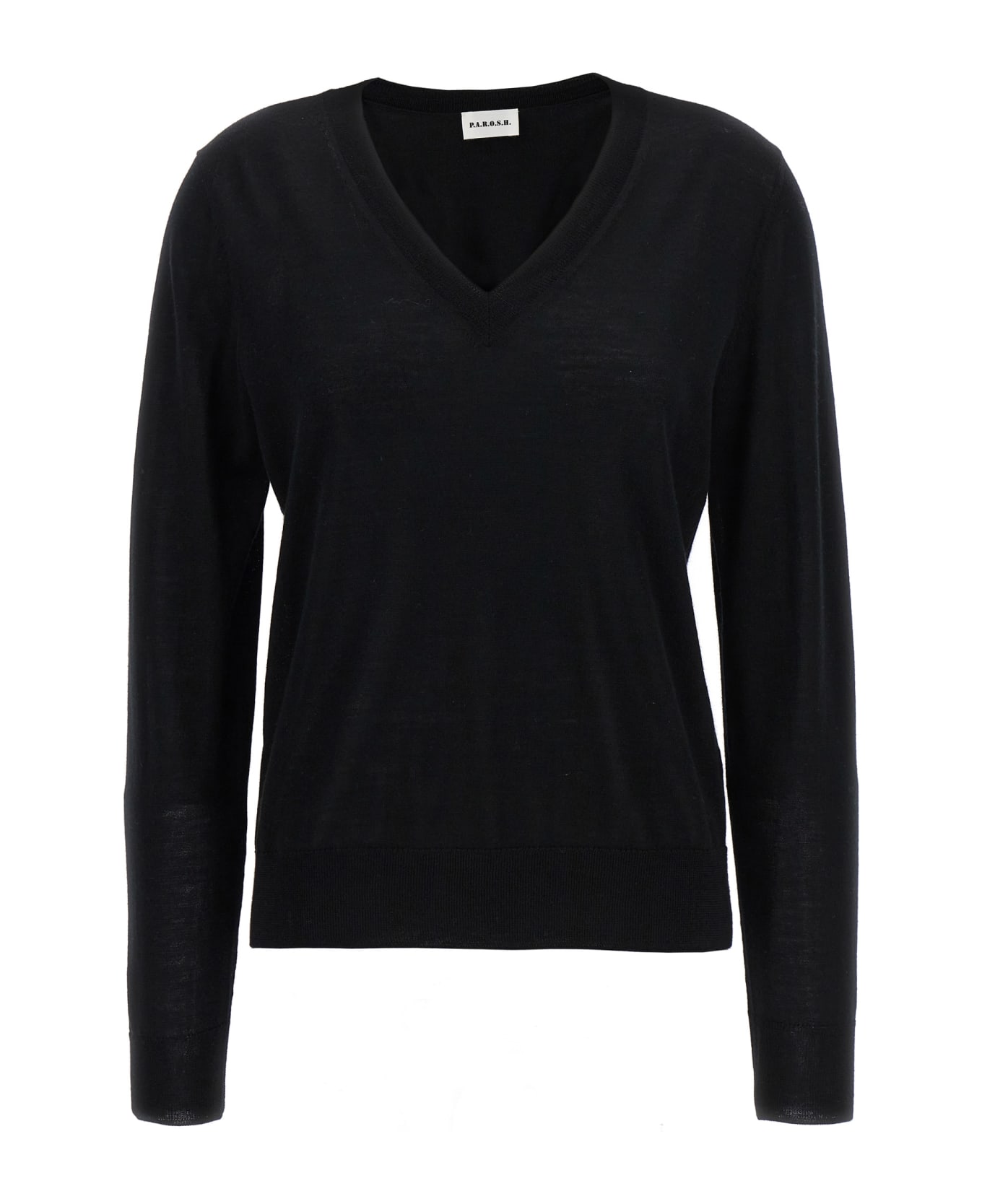 Parosh V-neck Sweater - Black