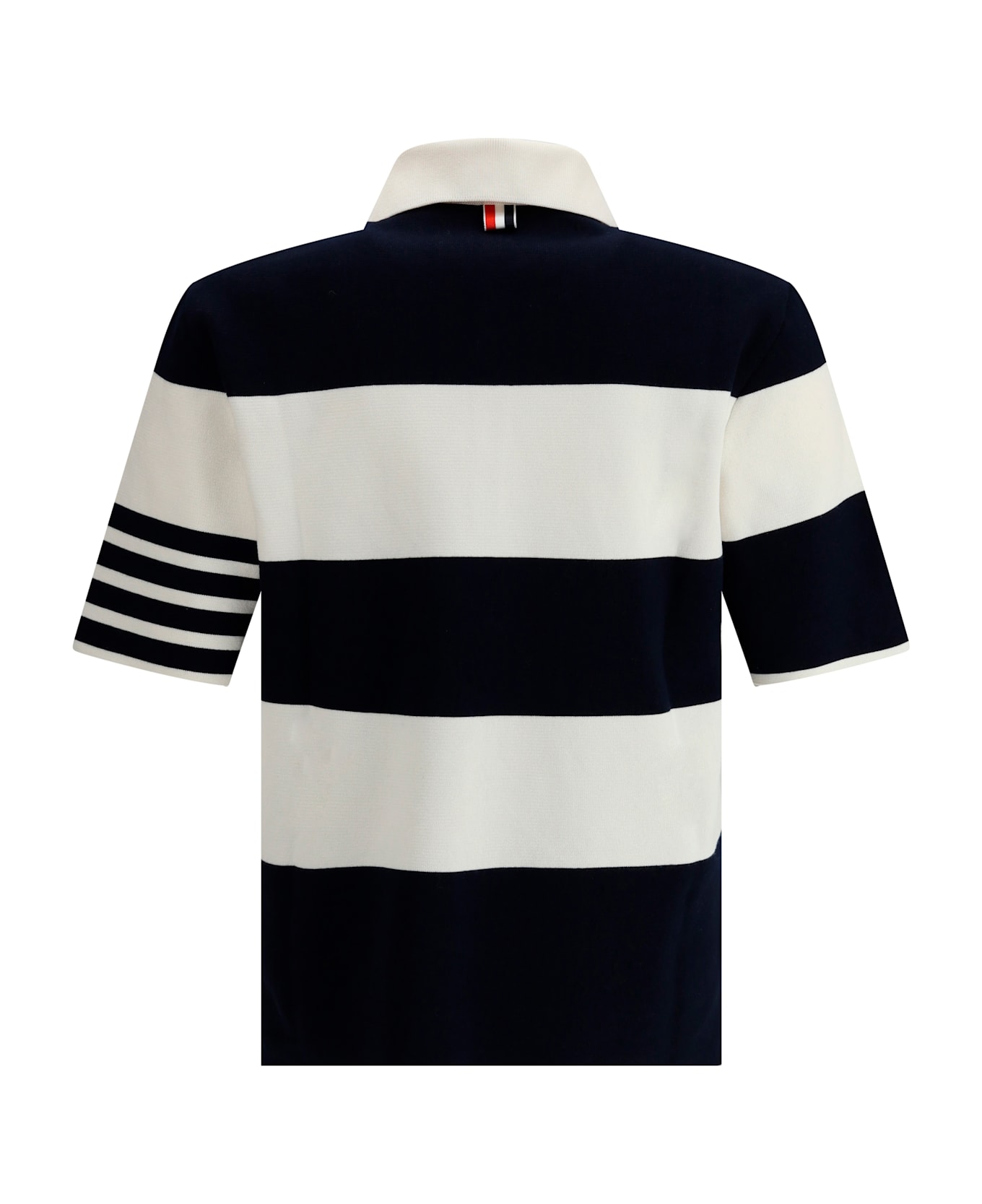 Thom Browne Milano Polo Shirt - Navy/white