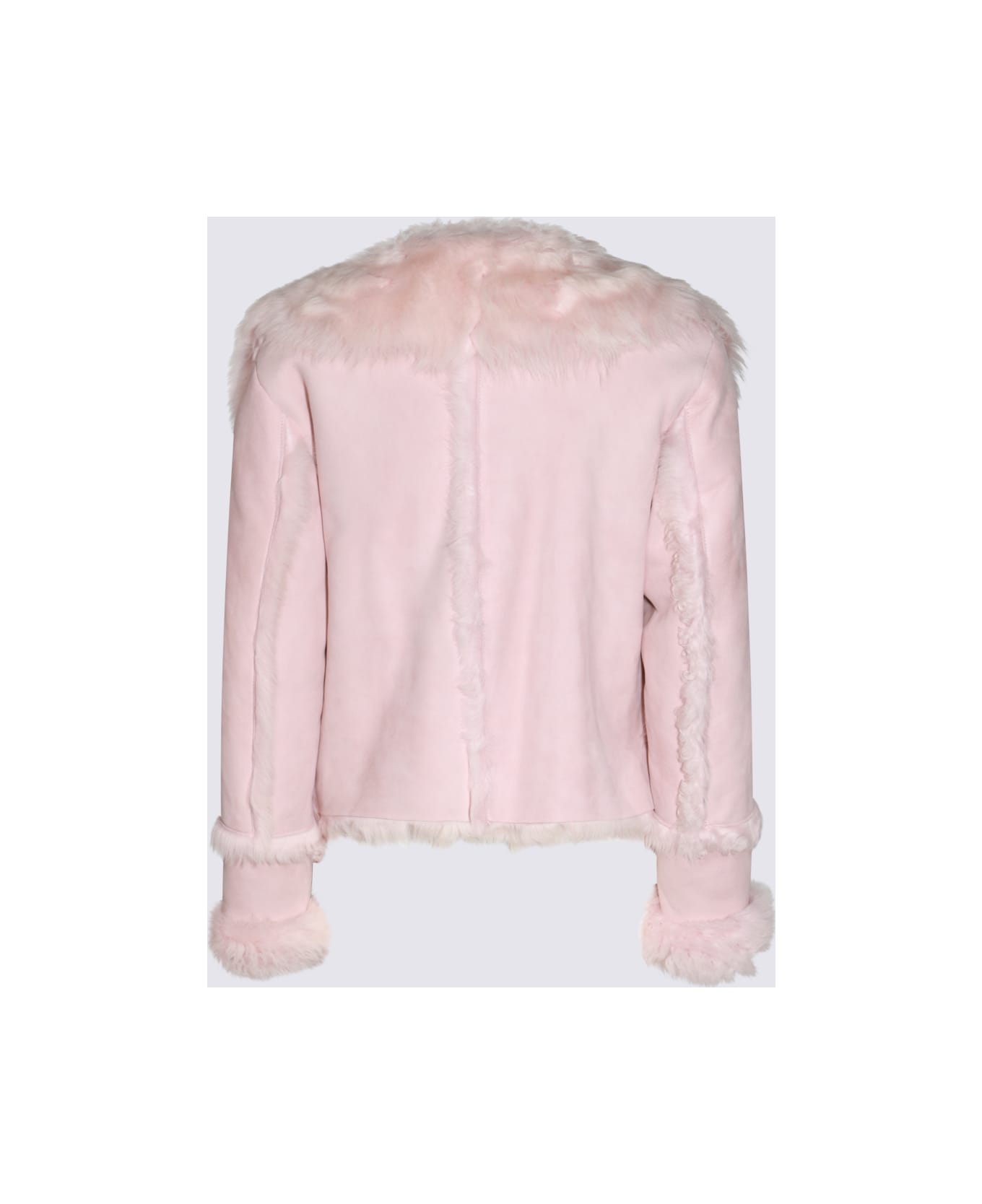 Salvatore Santoro Pink Leather Jacket - Pink