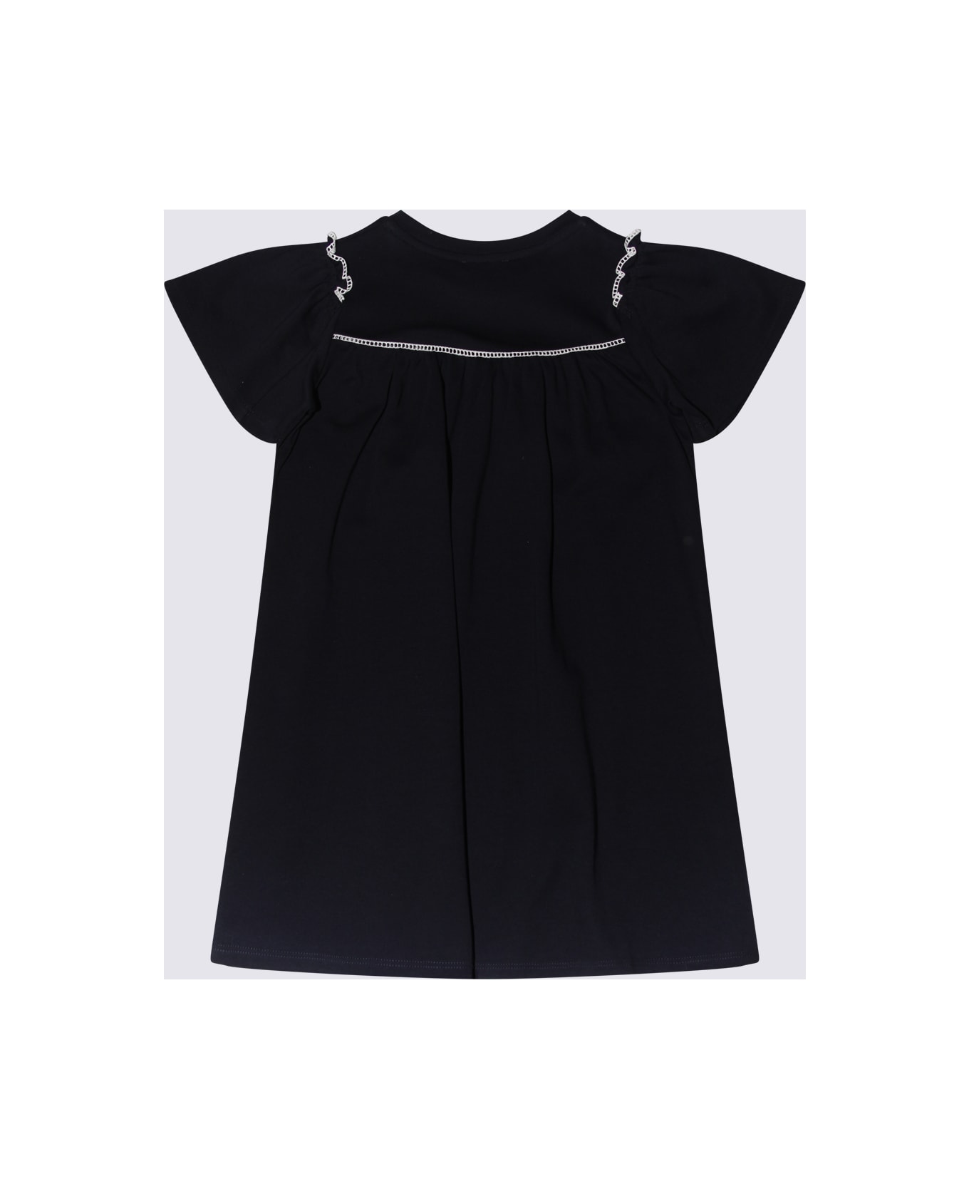 Chloé Dark Blue Cotton Dress - Marine ワンピース＆ドレス