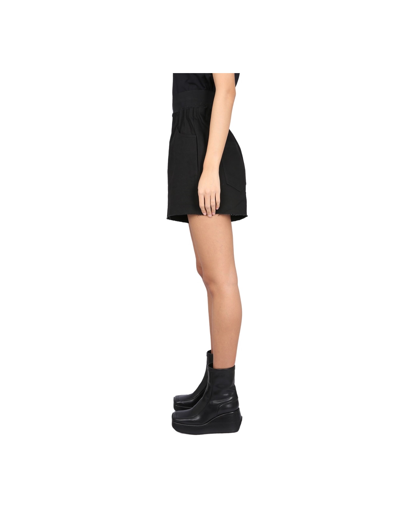 Raf Simons Denim Bermuda Shorts - BLACK