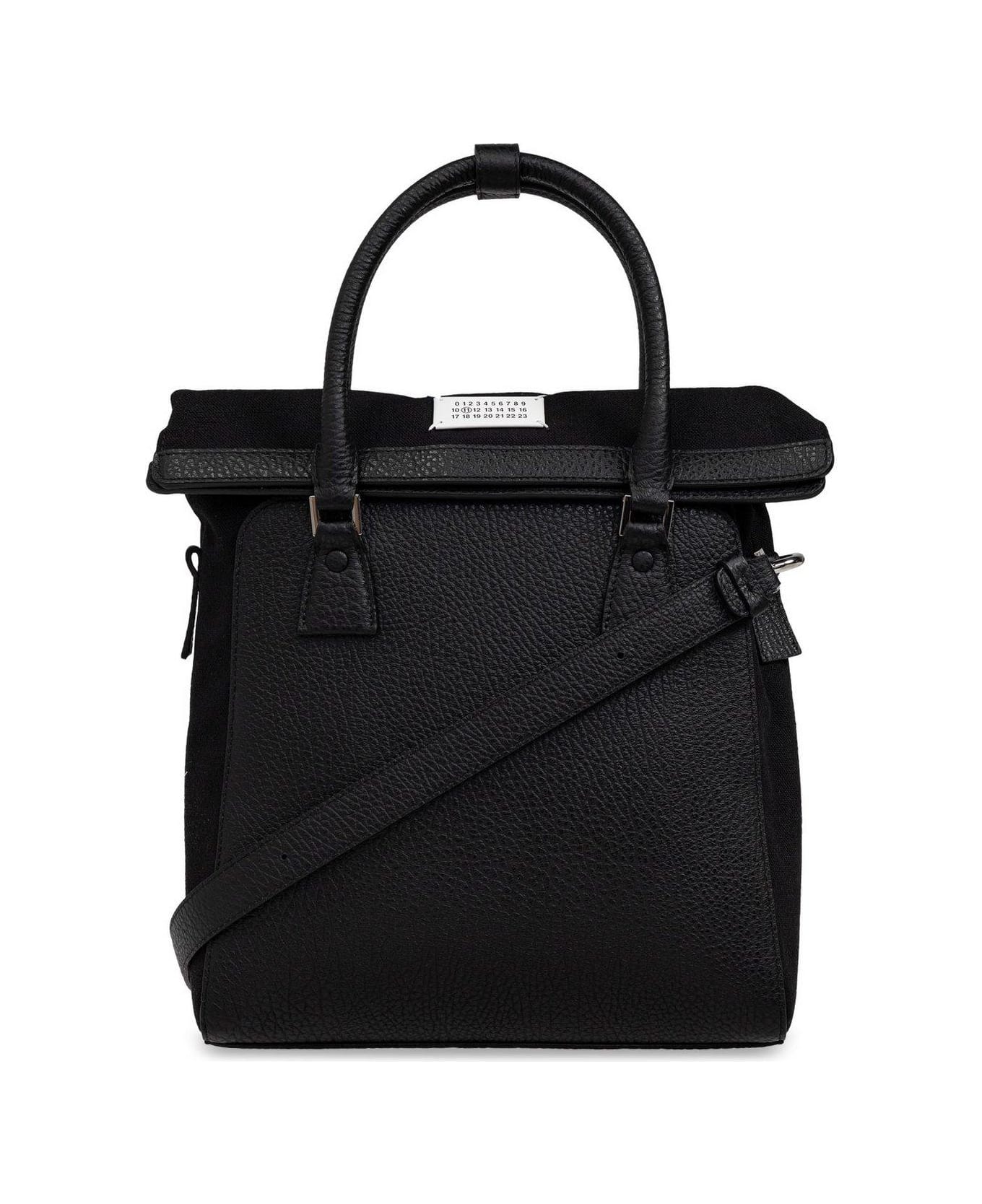 Maison Margiela Logo Patch Tote Bag - Black