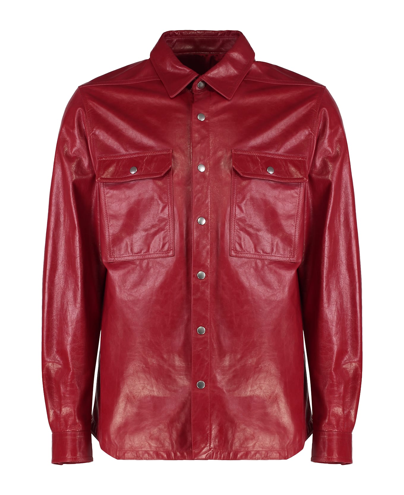 Rick Owens Two Buttoned Front Flap Pockets - red