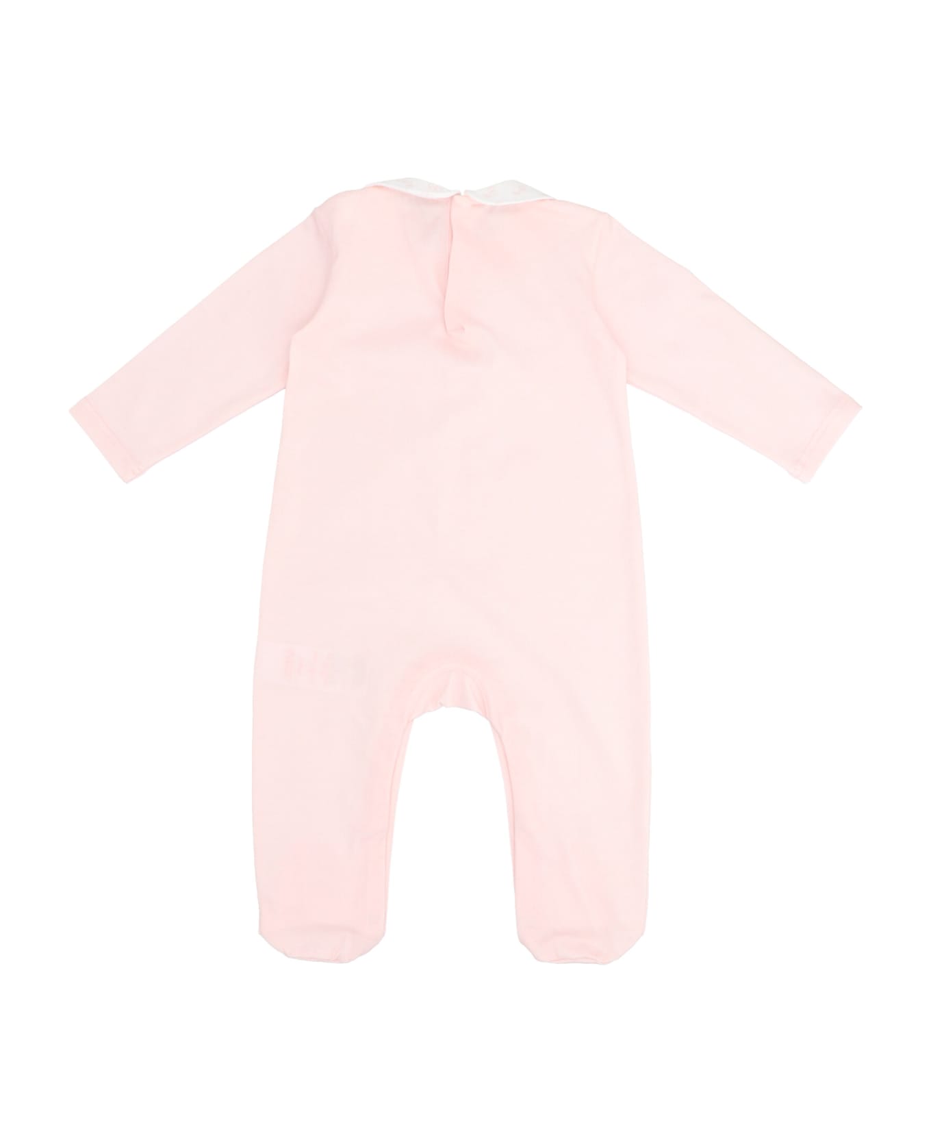 Dolce & Gabbana Sleepsuit + Bib + Beanie Baby Set - Pink