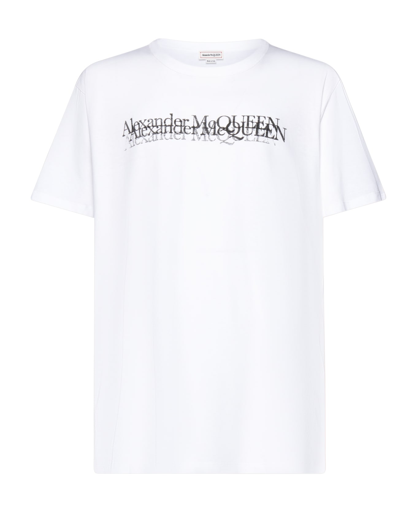 Alexander McQueen Logo T-shirt - White/black