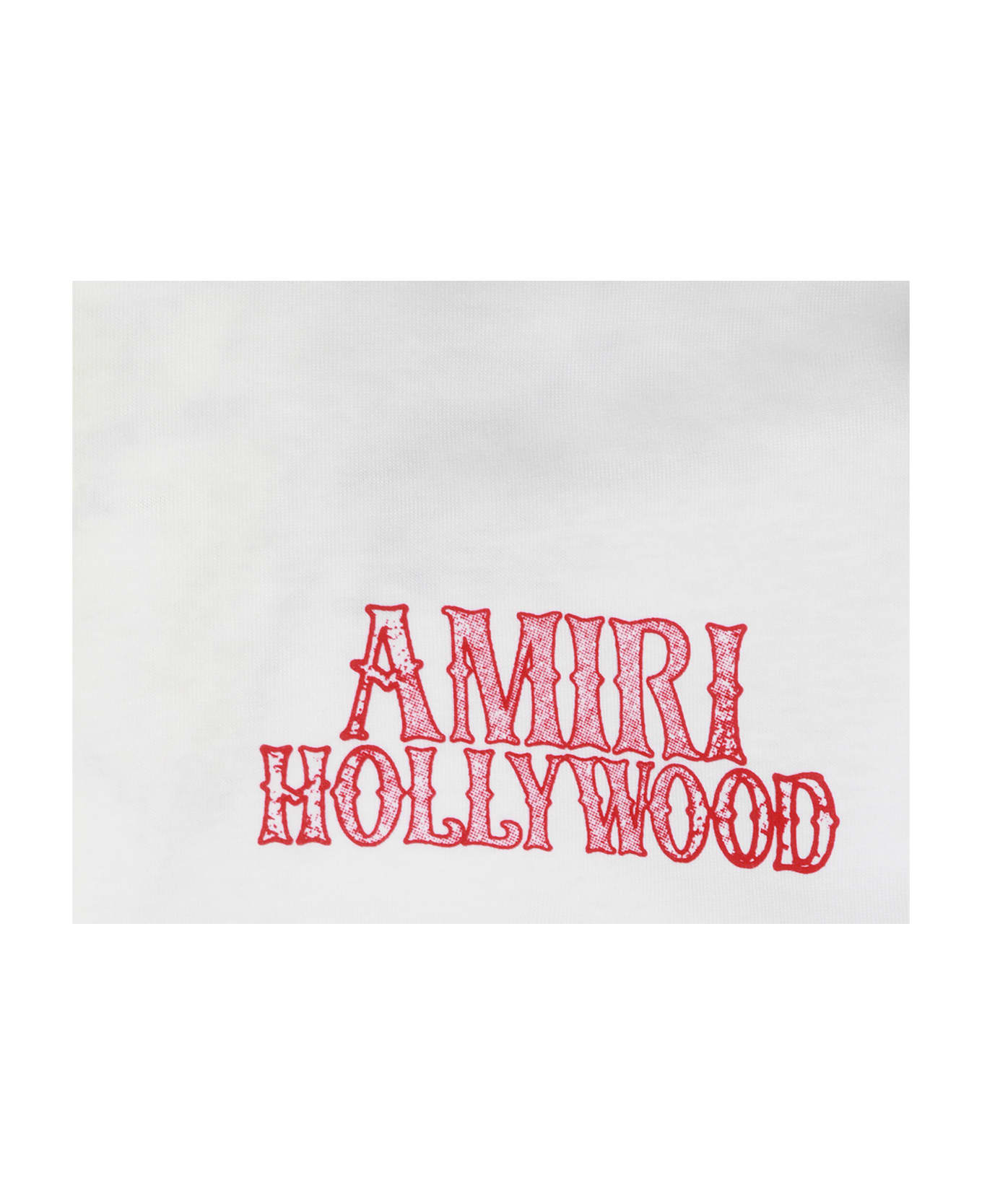 AMIRI Ivory Cotton T-shirt - AVORIO
