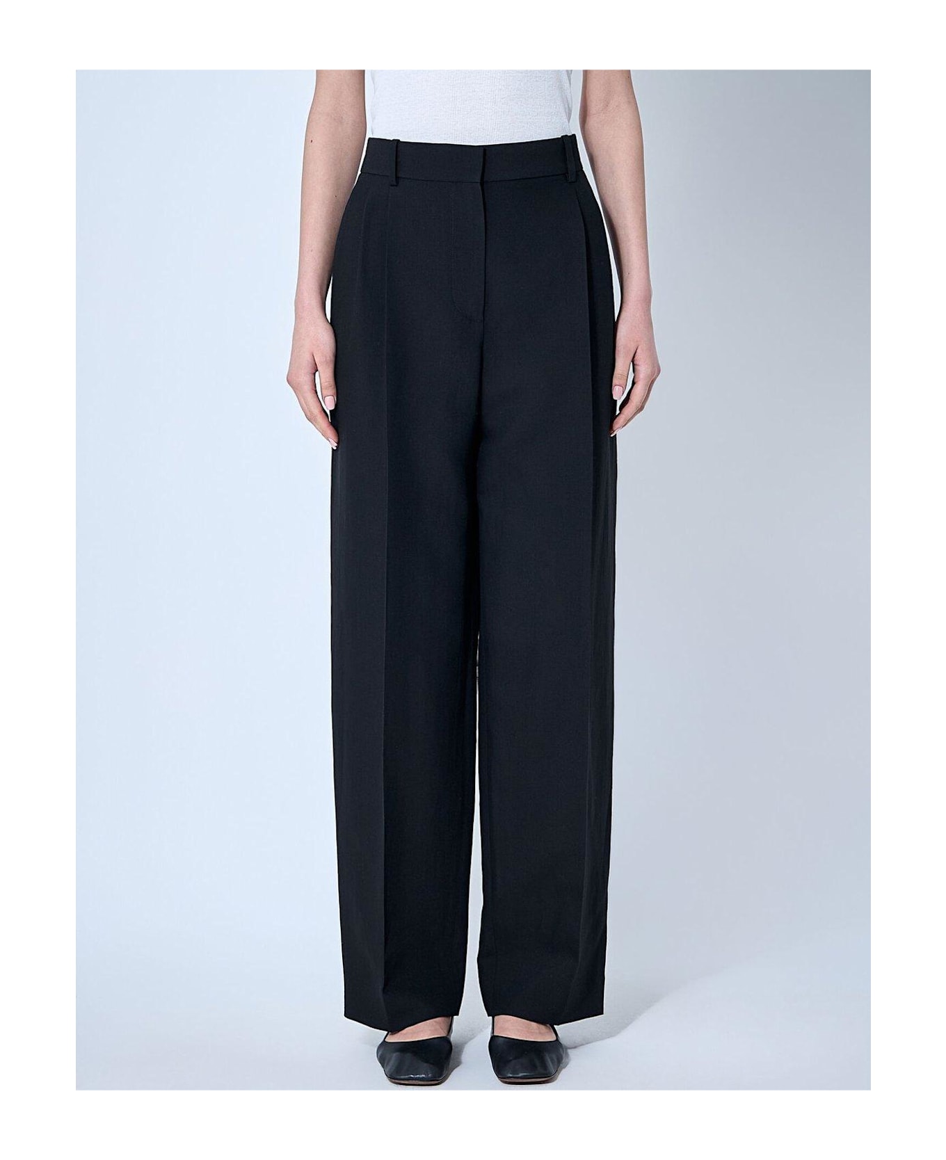 The Row Lilas Pants - BLK BLACK
