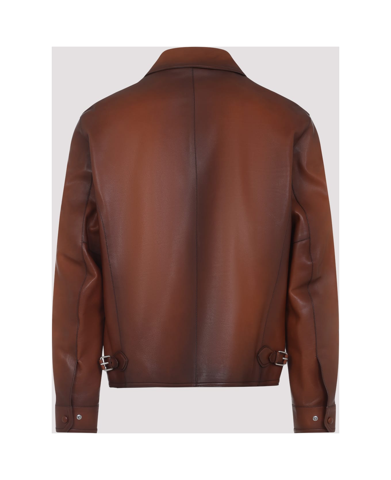 Berluti Leather Jacket - Cacao Intenso