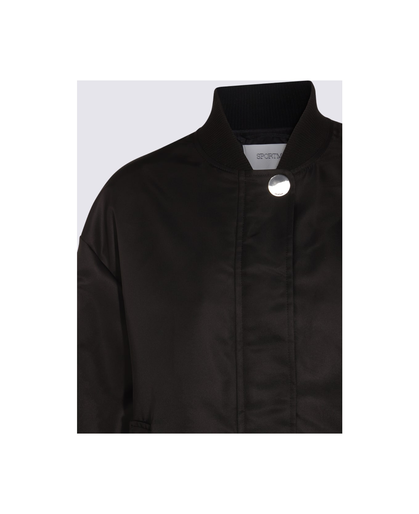 SportMax Black Agape Casual Jacket - Black