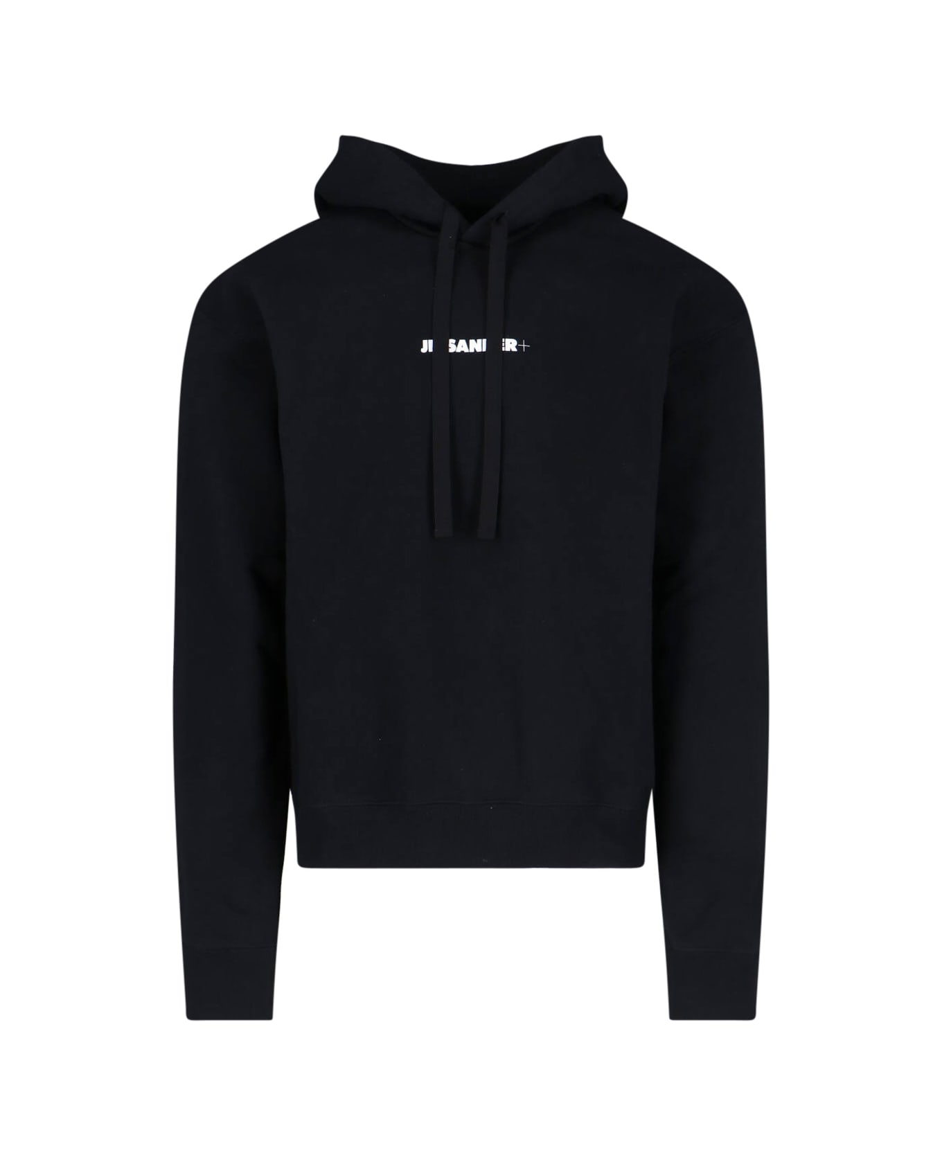 Jil Sander Logo Hoodie - Black