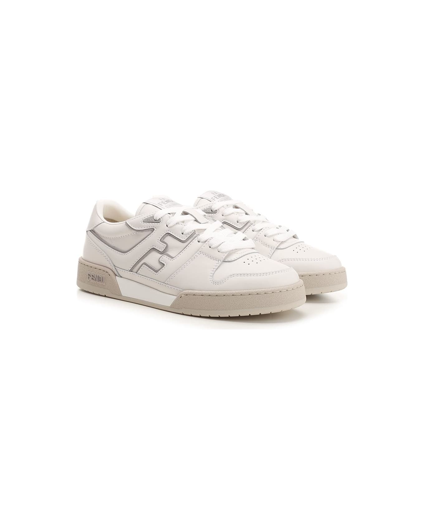Fendi 'match' Sneakers - WHITE
