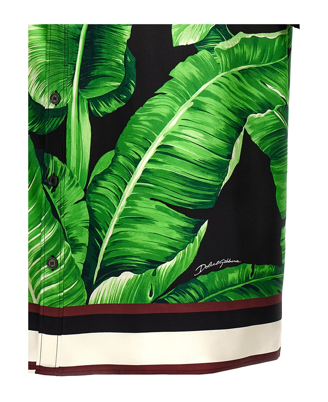 Dolce & Gabbana 'banano' Shirt - GREEN/BLACK
