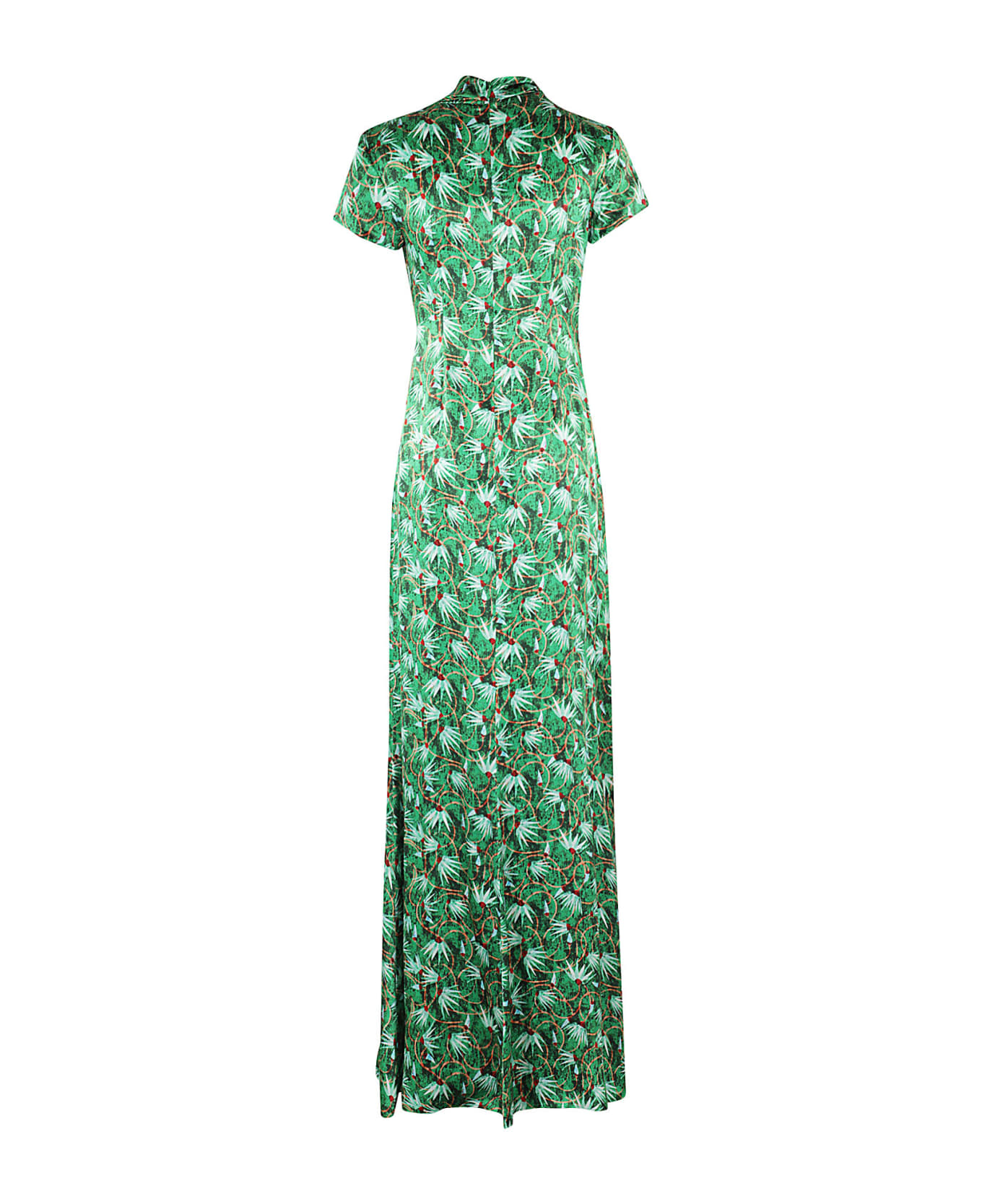 Saloni Kelly Long Dress - Padma Emerald