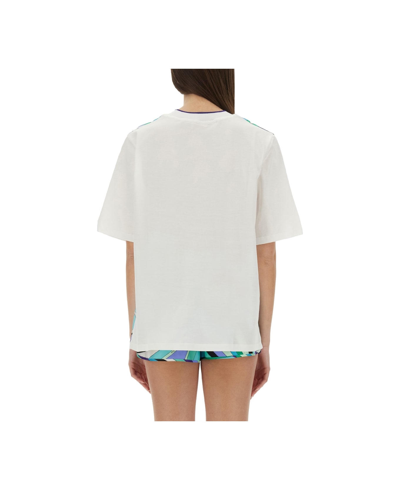 Pucci T-shirt With Print - AZURE