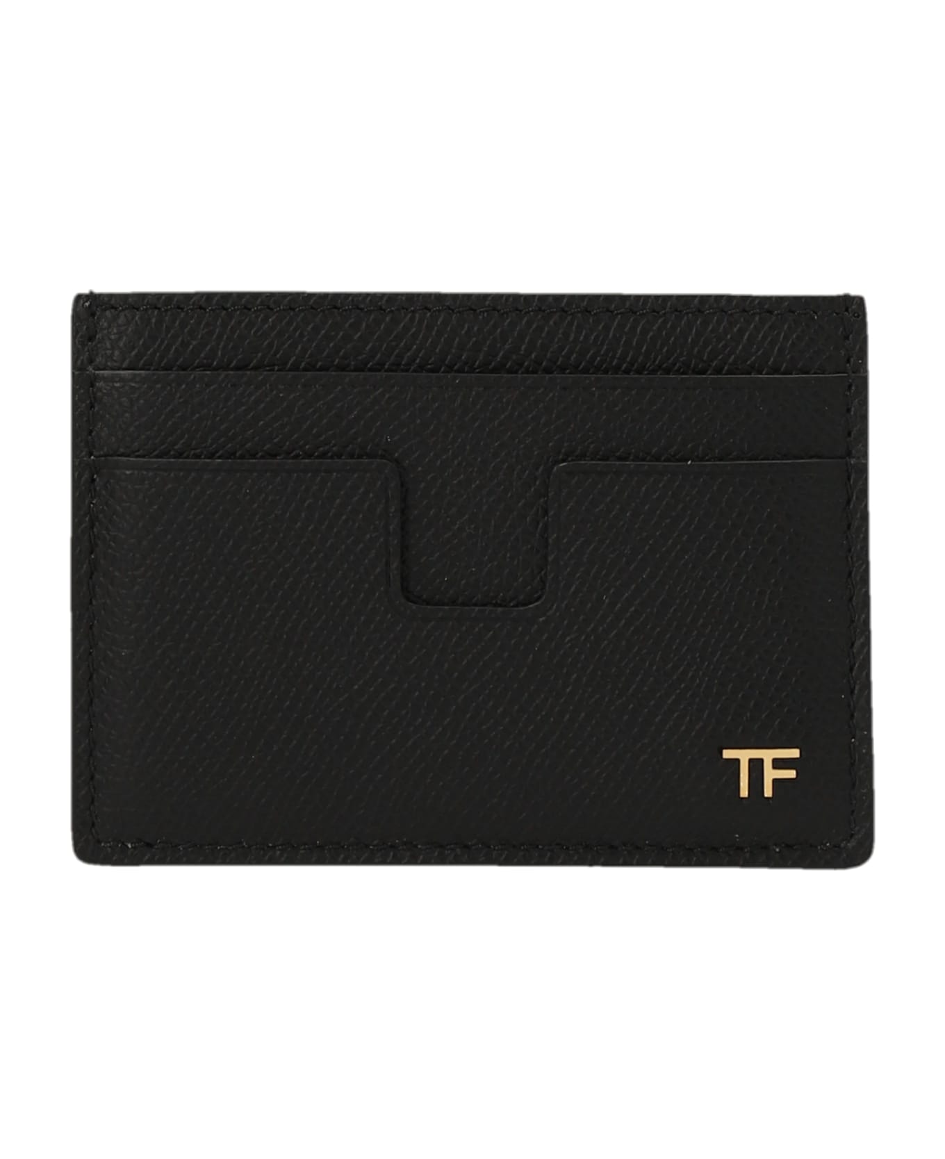 Tom Ford Logo Card Holder - Black 財布