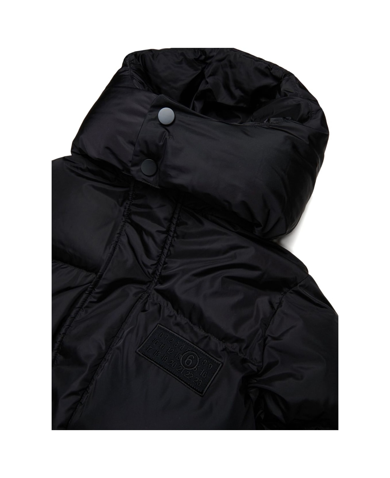 MM6 Maison Margiela Kids Patterned Bomber Jacket - Black