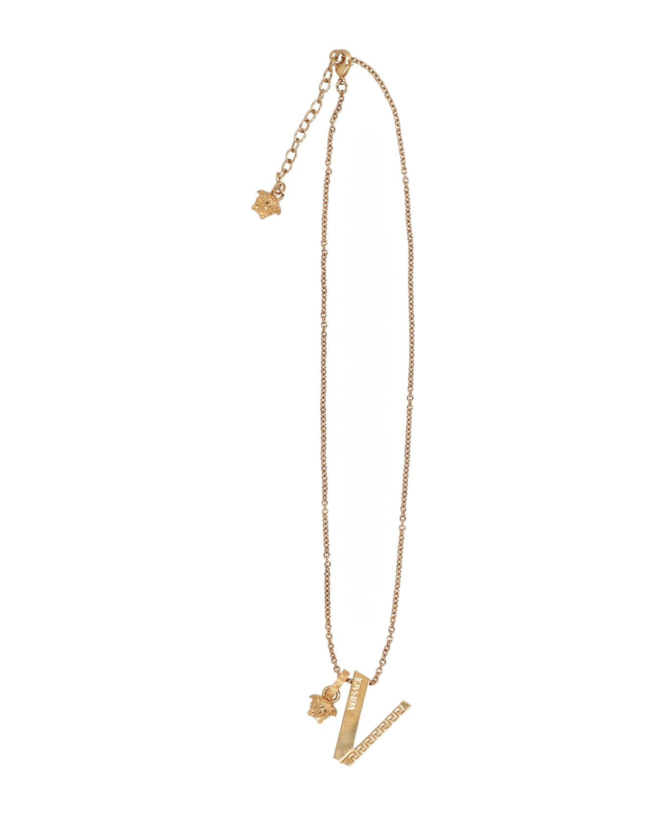 Versace Gold-tone Metal Necklace - Gold ネックレス