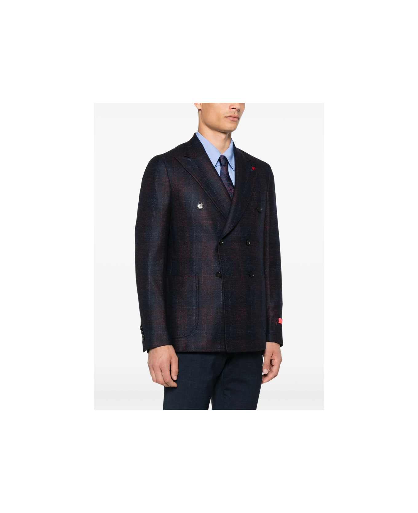 Isaia Jacket - BLUE/RED