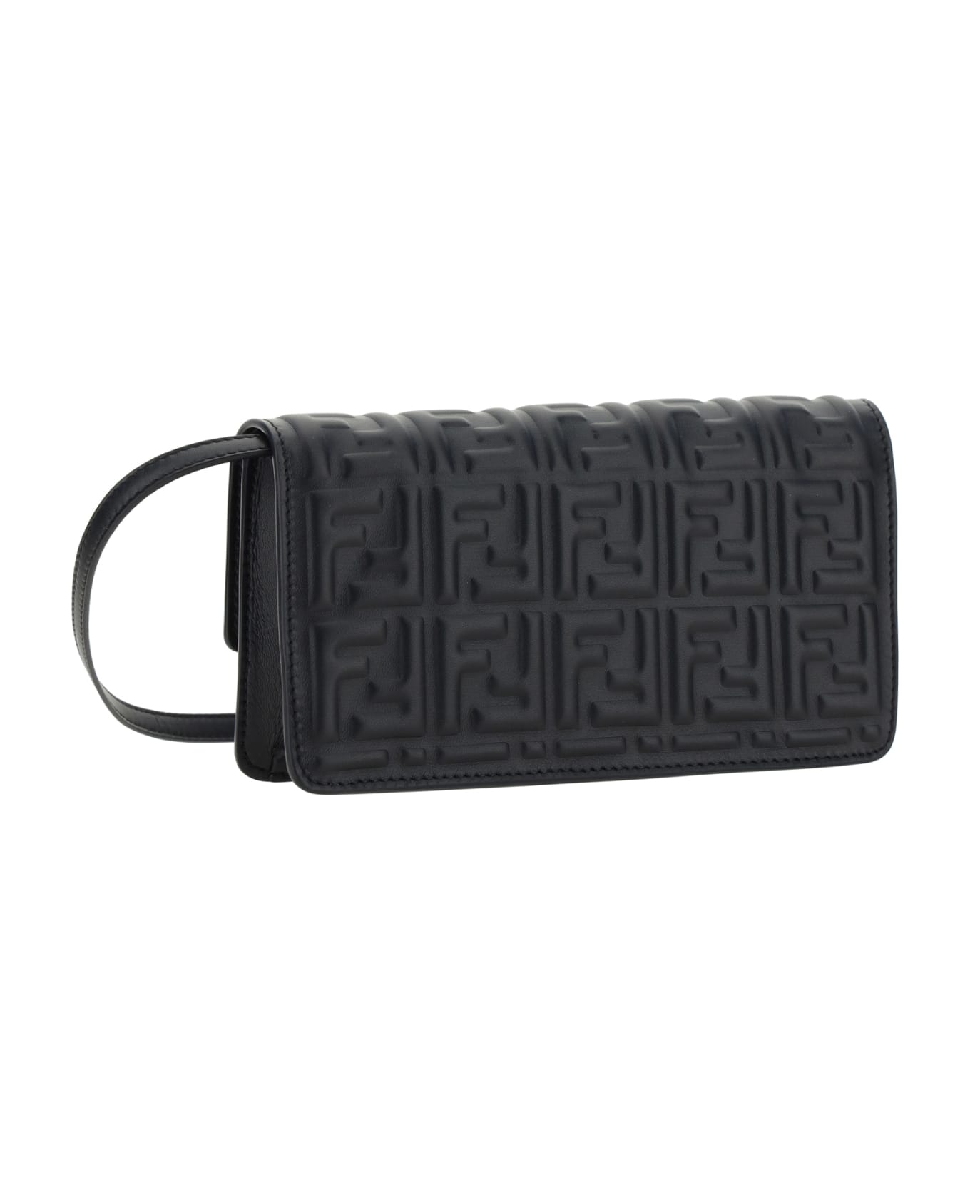 Fendi Matisse Chain Wallet - BLACK