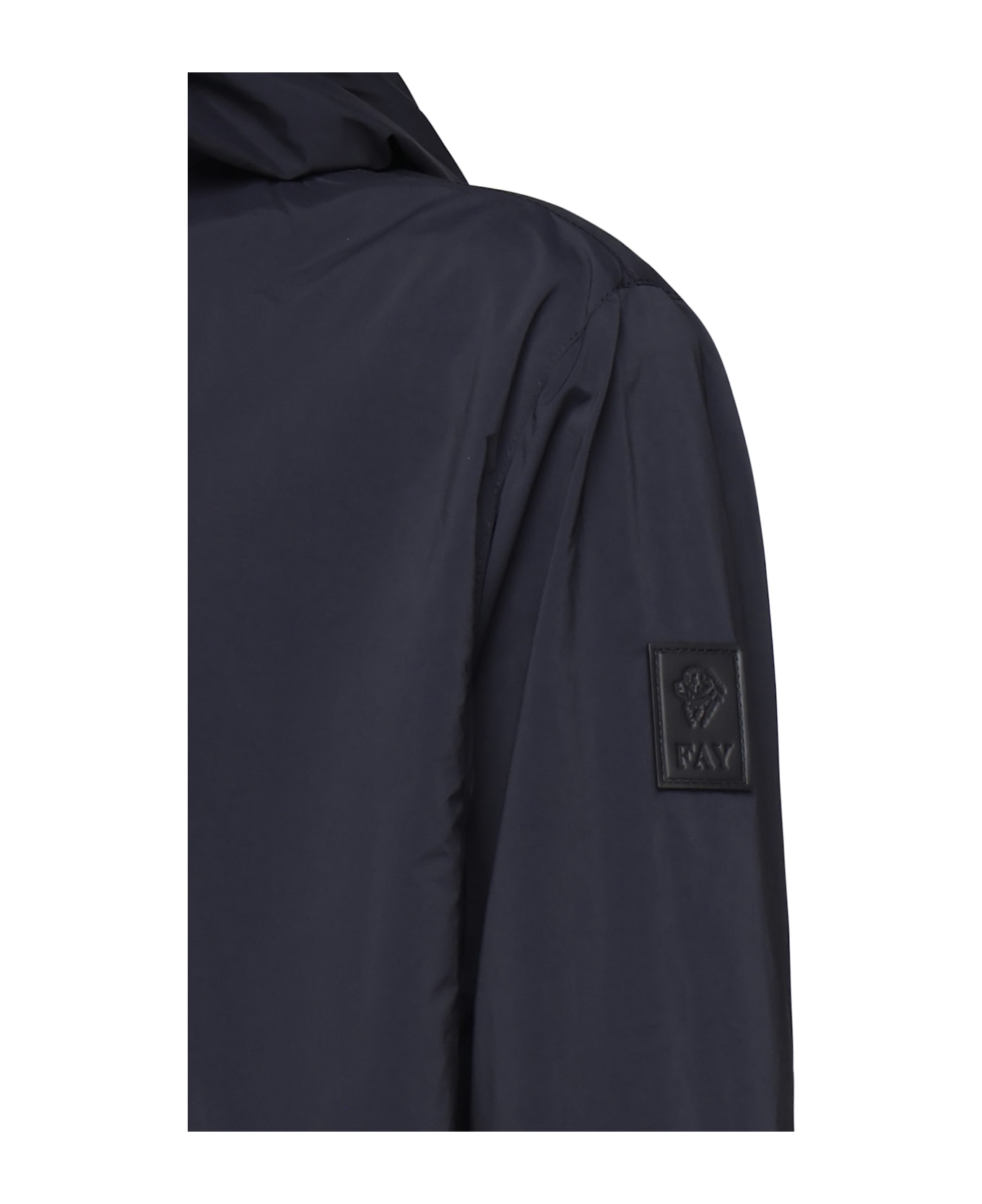 Fay Nylon Windbreaker - BLU DENIM