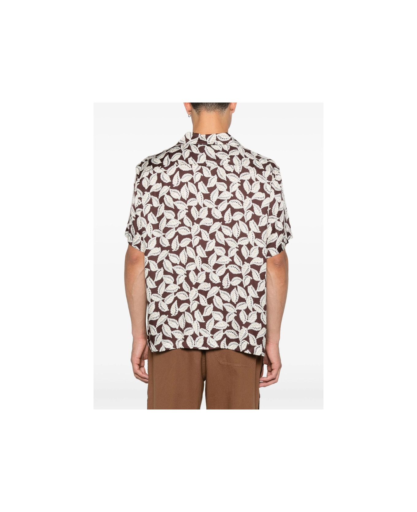 Bode Shirt - BROWN/WHITE