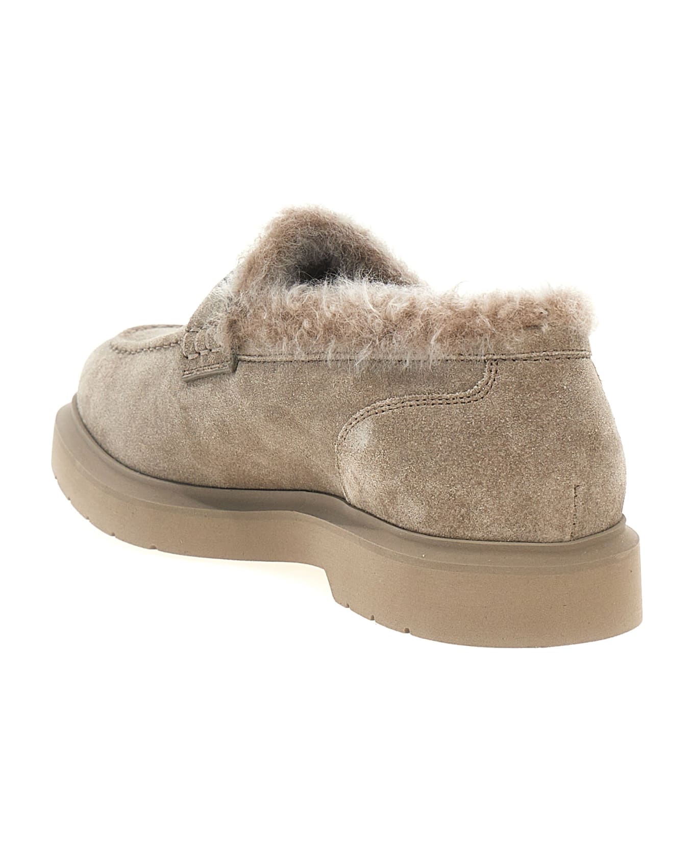 Brunello Cucinelli 'monile' Loafers - Gray