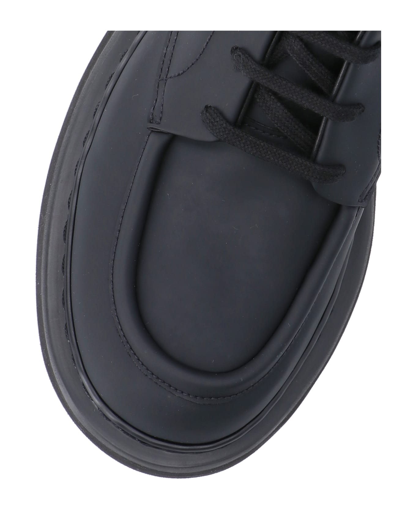 Premiata Lux Ankle Boots In Black Horse Leather - Black